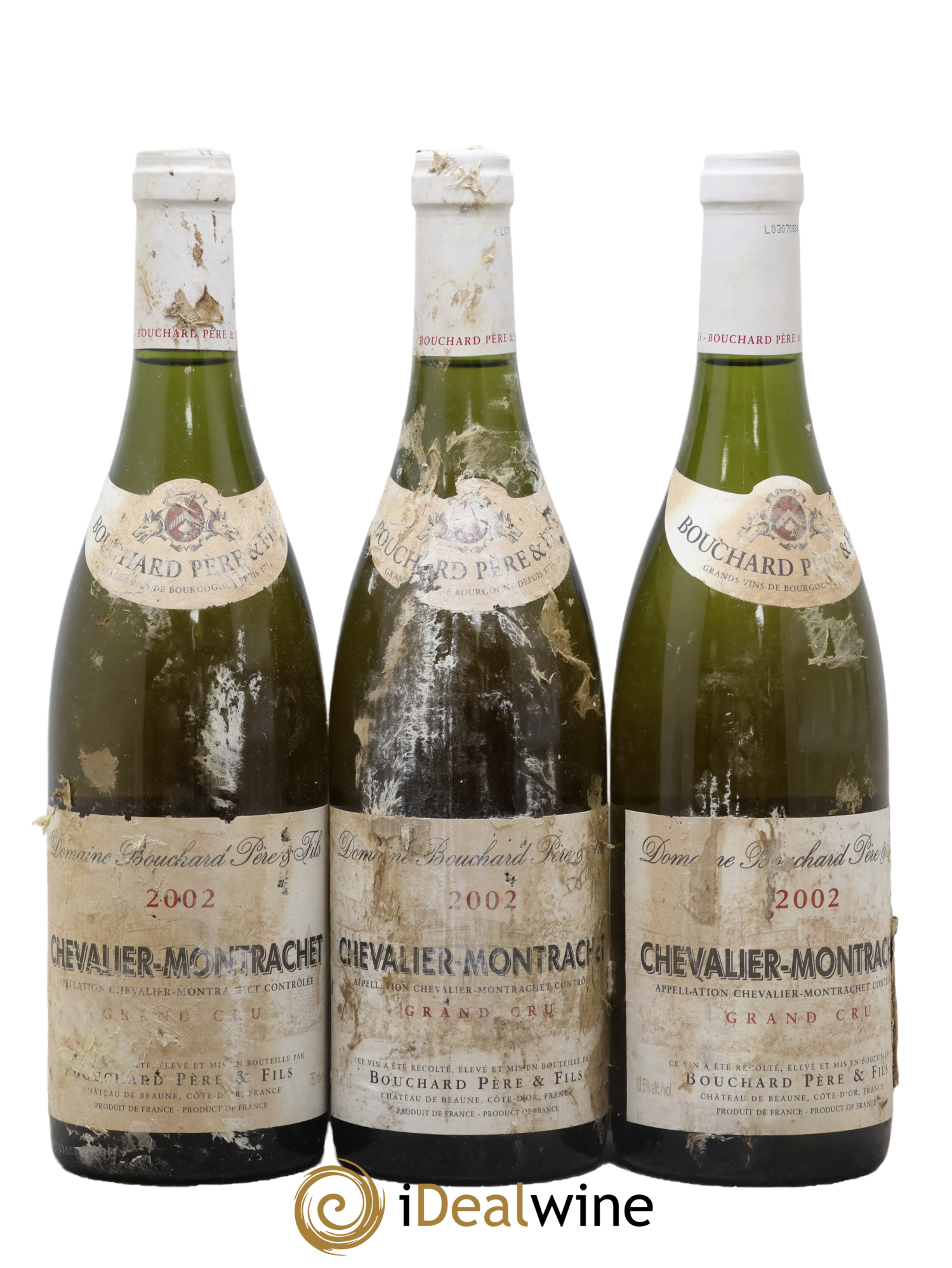 Chevalier-Montrachet Grand Cru Bouchard Père & Fils 2002 - Lot of 3 bottles - 0