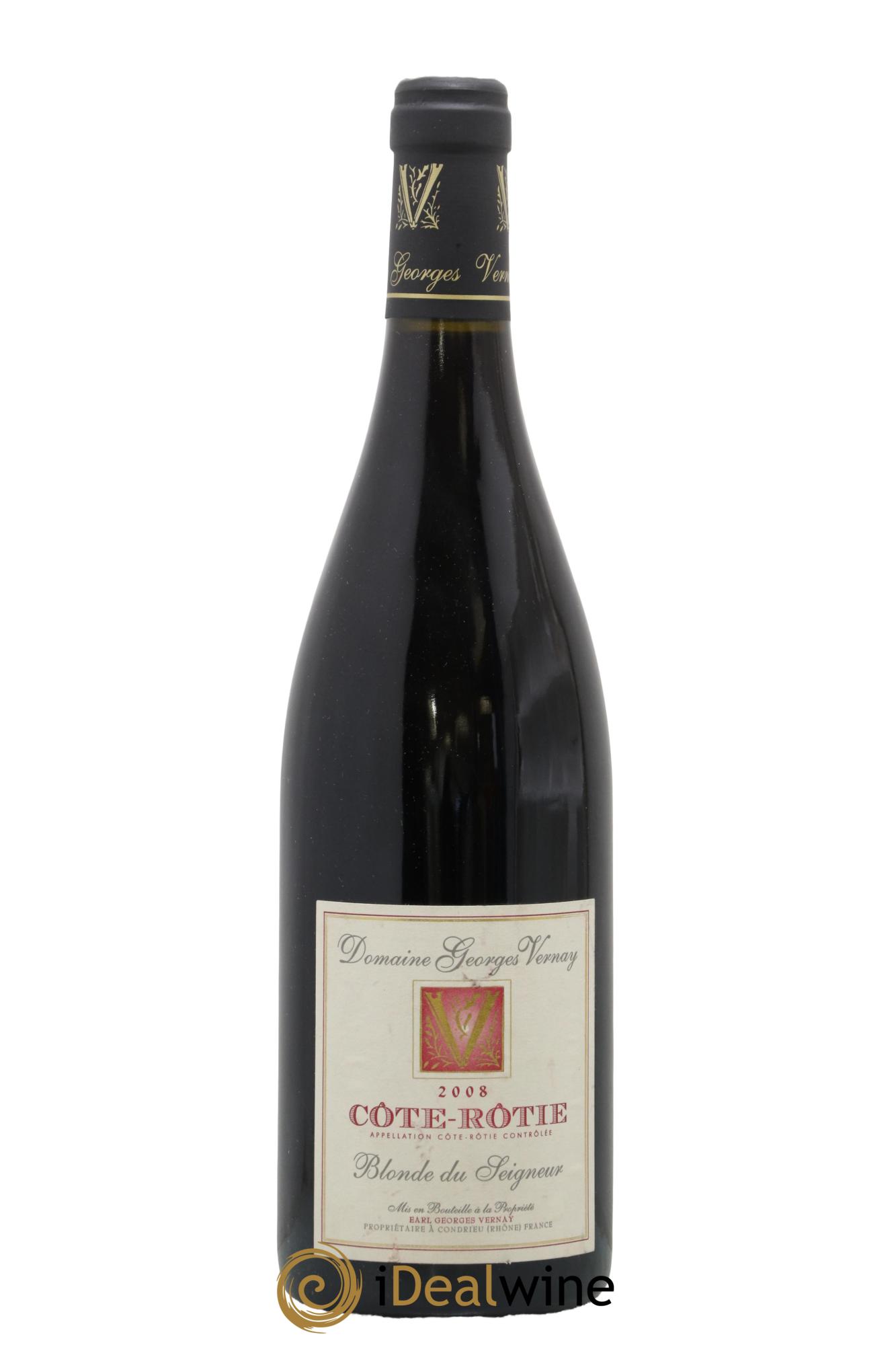 Côte-Rôtie Blonde du Seigneur Georges Vernay 2008 - Lot de 1 bouteille - 0