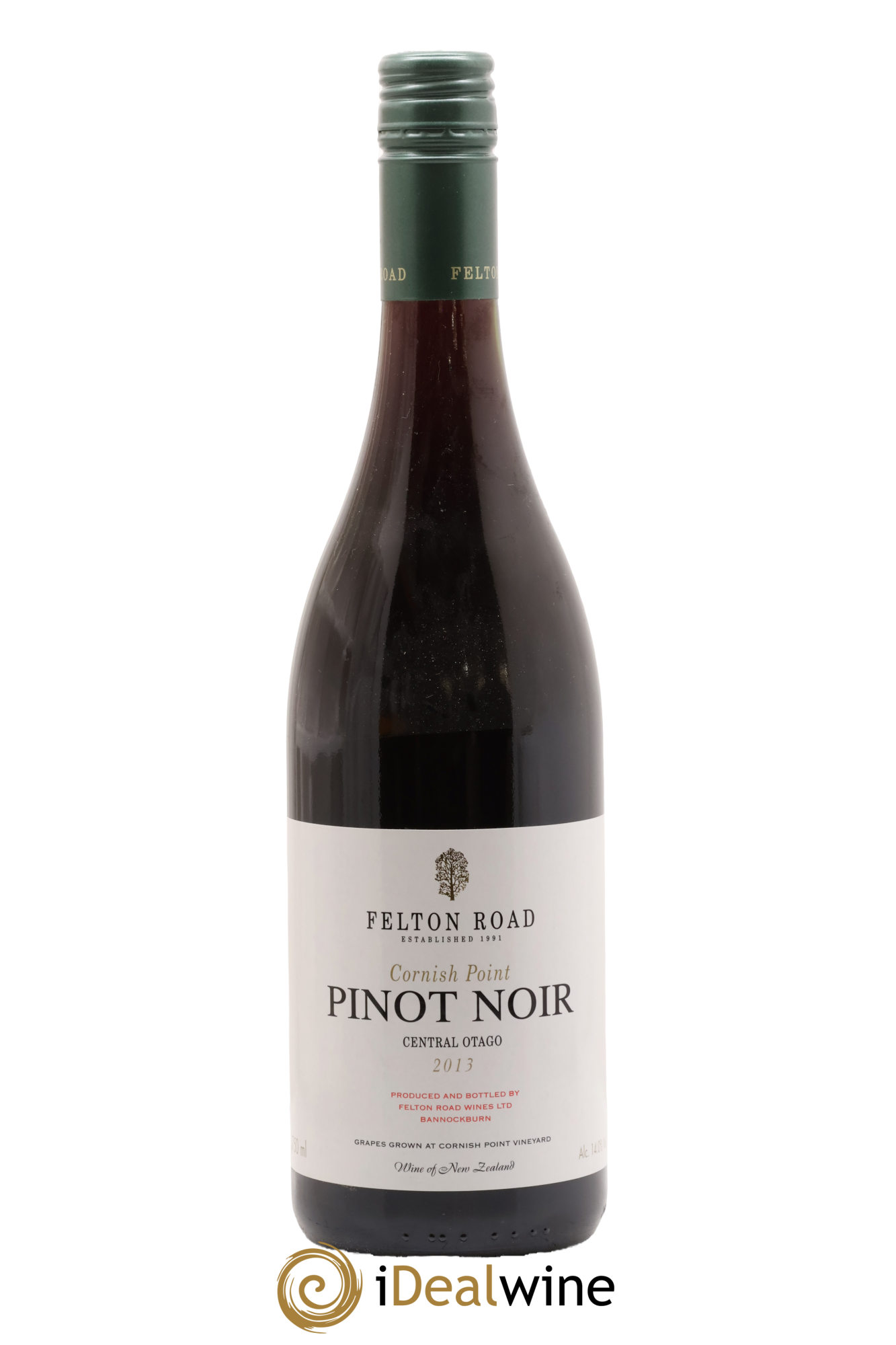 Central Otago Felton Road Cornish Point Pinot Noir 2013 - Lot de 1 bouteille - 0