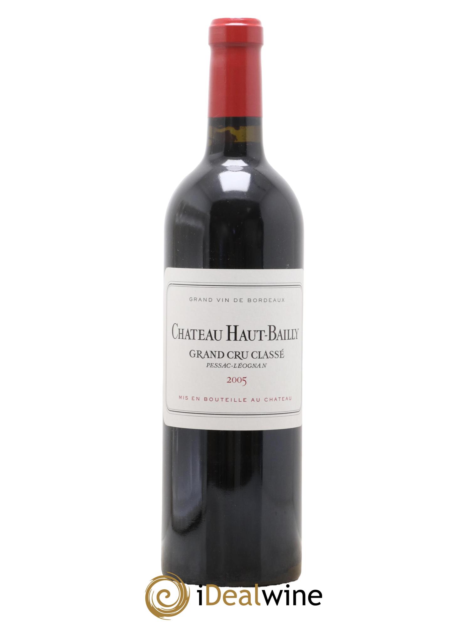 Château Haut-Bailly Cru Classé de Graves 2005 - Lot de 1 bouteille - 0