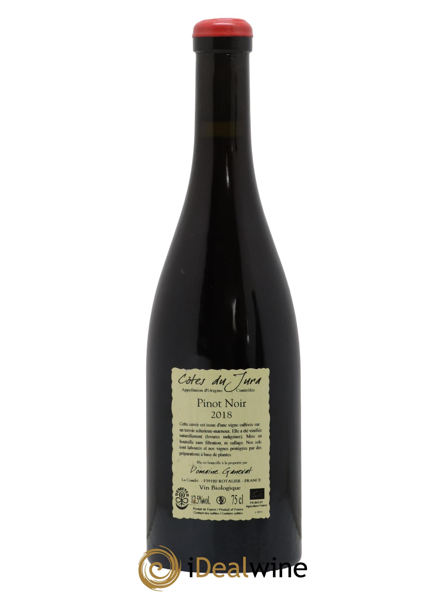 Côtes du Jura Pinot Noir En Billat Jean-François Ganevat (Domaine) 2018 - Lot de 1 bouteille - 1