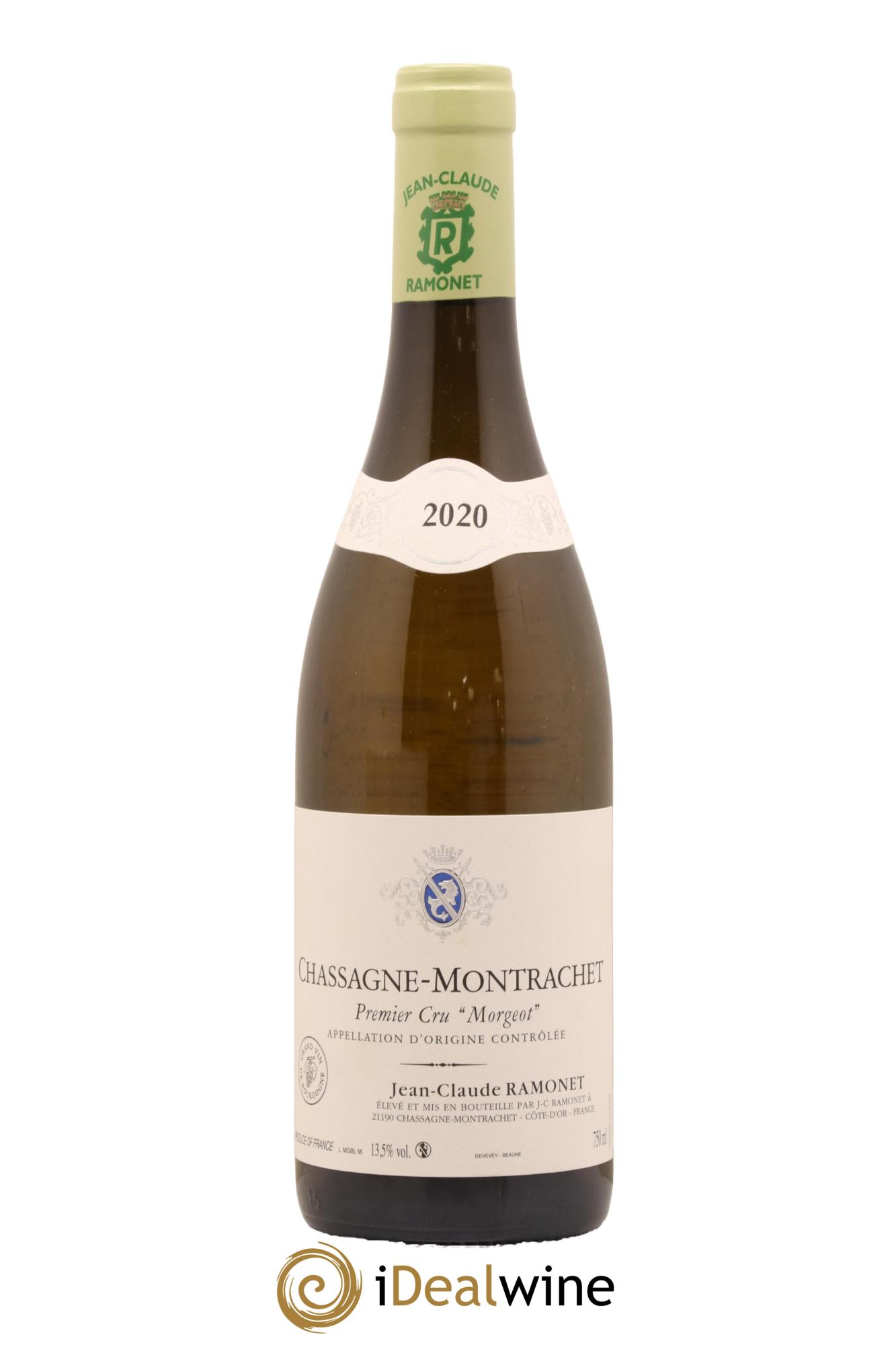 Chassagne-Montrachet 1er Cru Morgeot Ramonet (Domaine) 2020 - Lot de 1 bouteille - 0