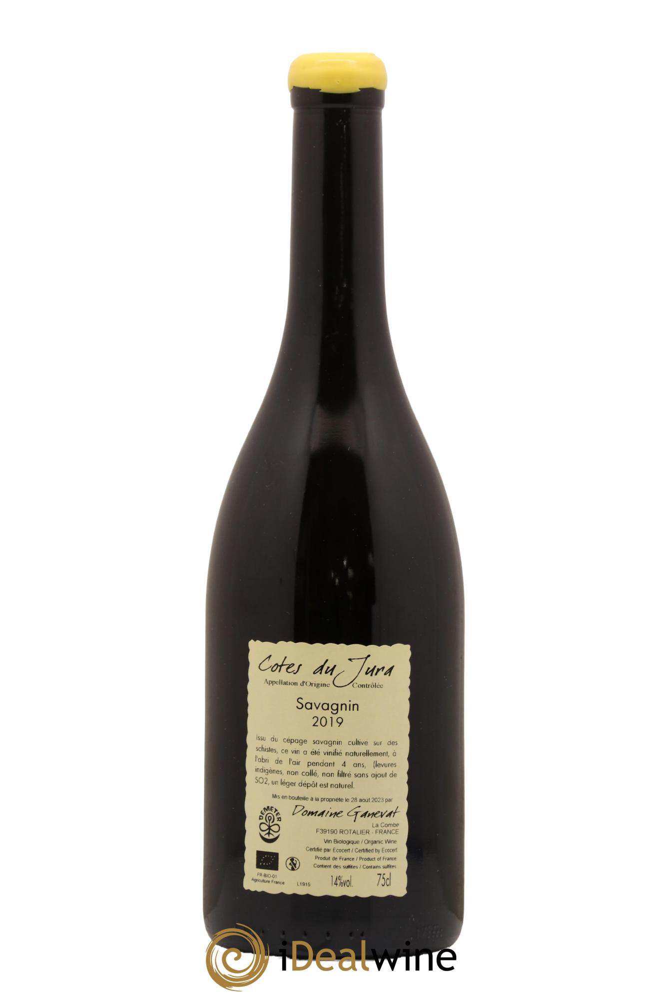 Côtes du Jura Savagnin En Billat Jean-François Ganevat (Domaine) 2019 - Lot de 1 bouteille - 1