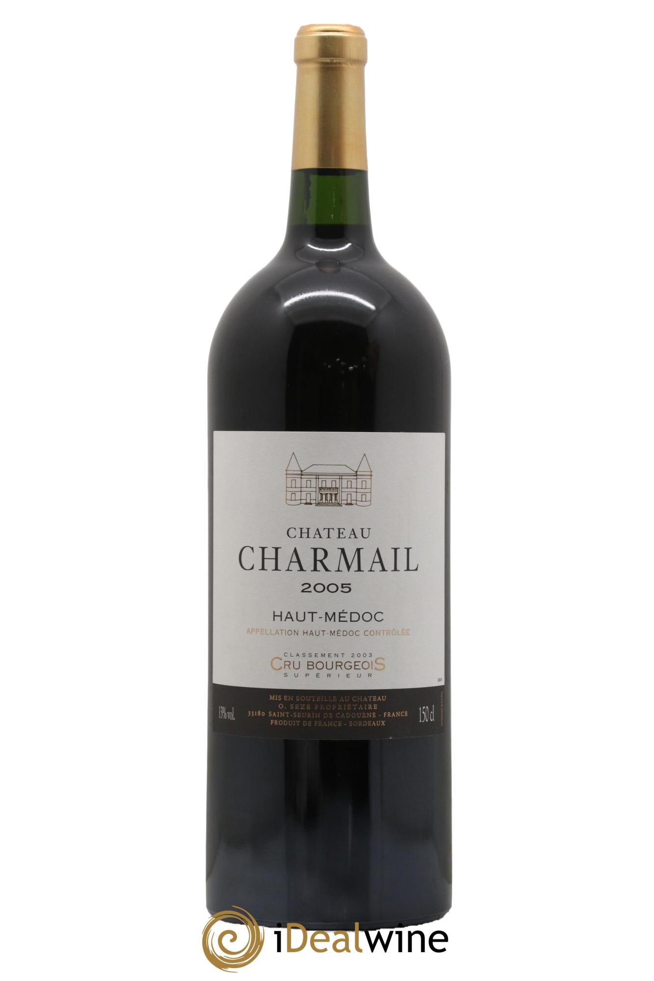Château Charmail Cru Bourgeois 2005 - Lot de 1 magnum - 0