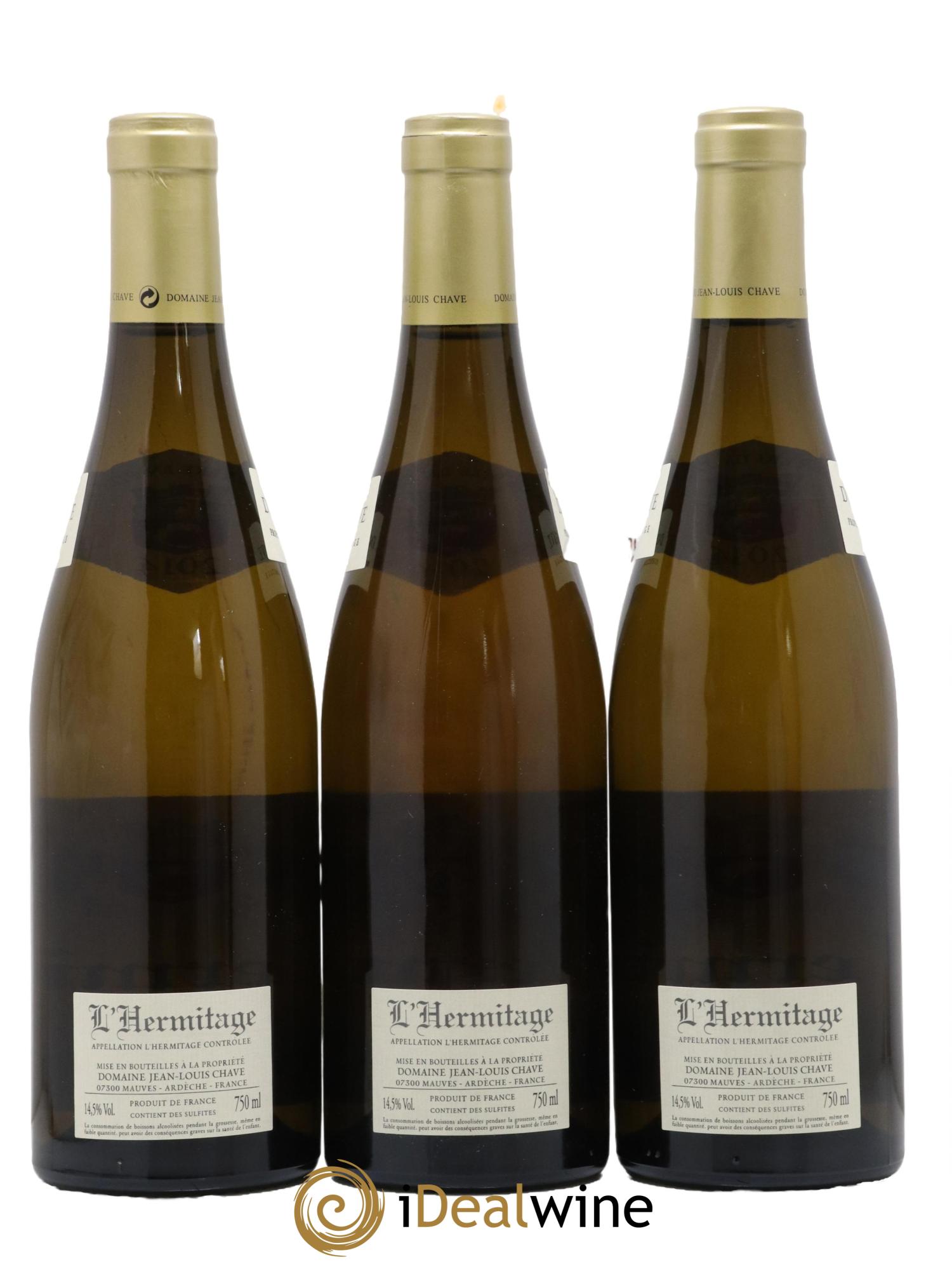 Hermitage Jean-Louis Chave  2014 - Posten von 3 Flaschen - 1