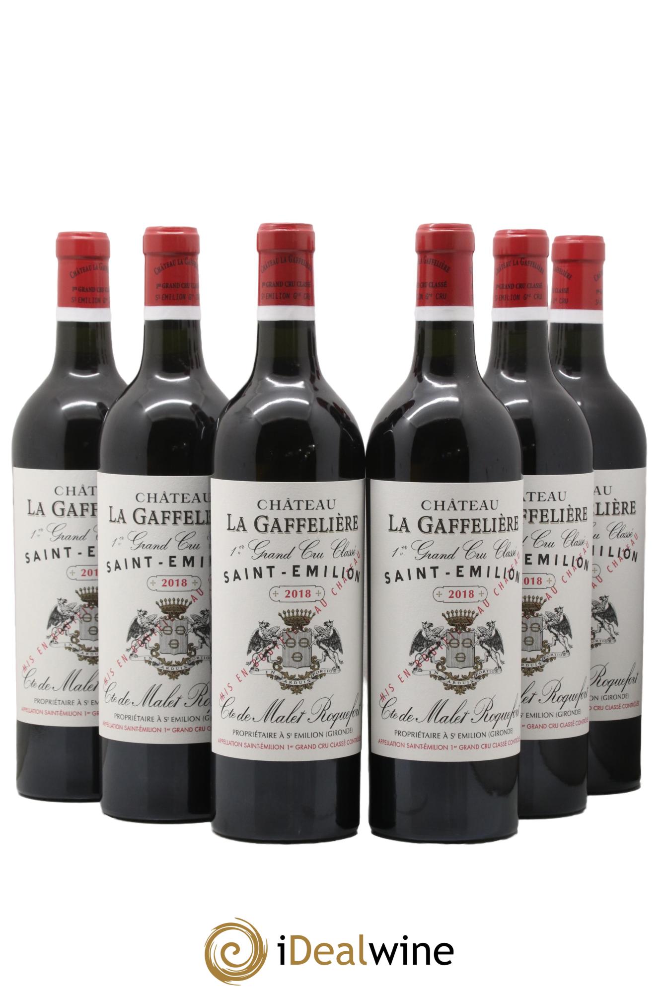 Château la Gaffelière 1er Grand Cru Classé B 2018 - Lot of 6 bottles - 0