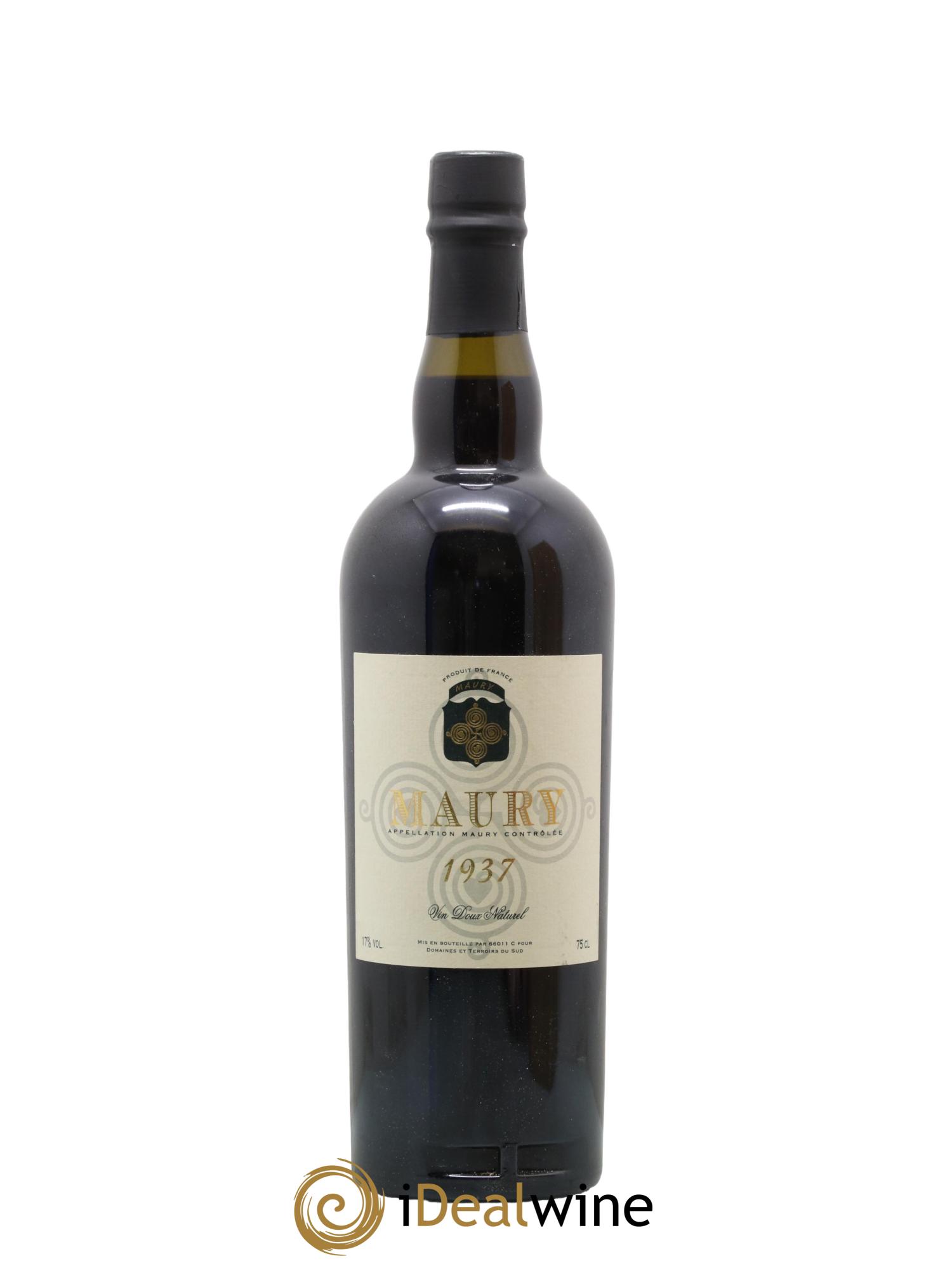 Maury Domaines et Terroirs du Sud 1937 - Lot de 1 bouteille - 1