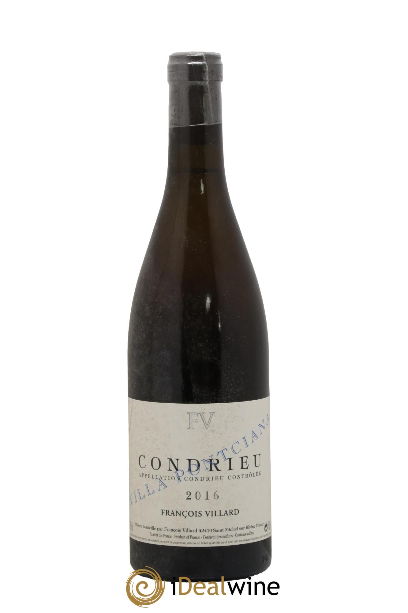 Condrieu Villa Pontciana François Villard 2016 - Lot de 1 bouteille - 0