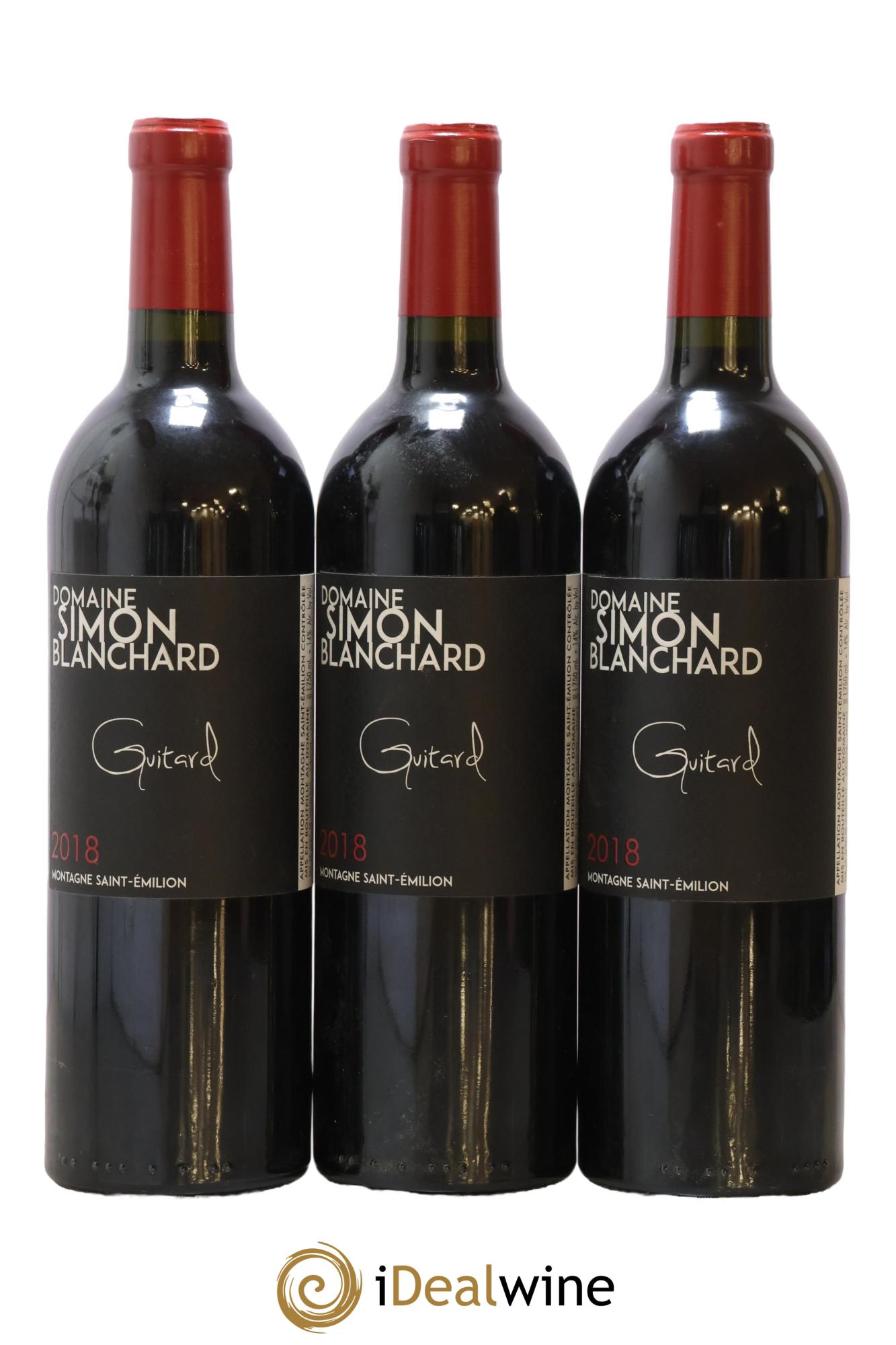 Montagne Saint-Émilion Cuvée Guitard Simon Blanchard 2018 - Lot de 3 bouteilles - 0