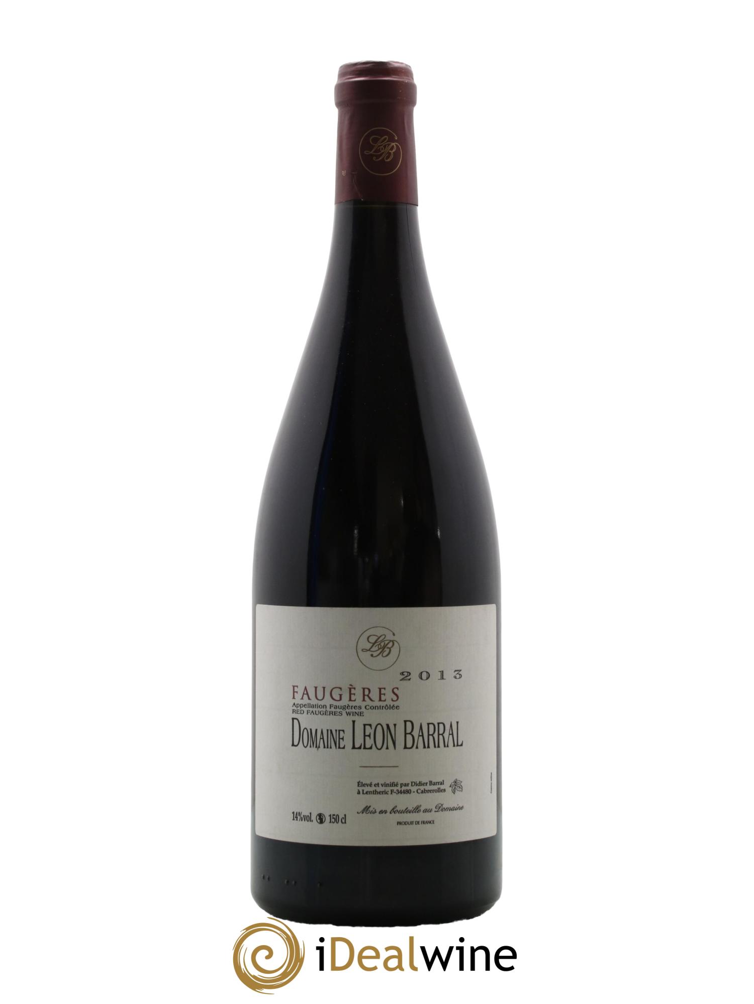 Faugères Domaine Léon Barral 2013 - Lot de 1 magnum - 0