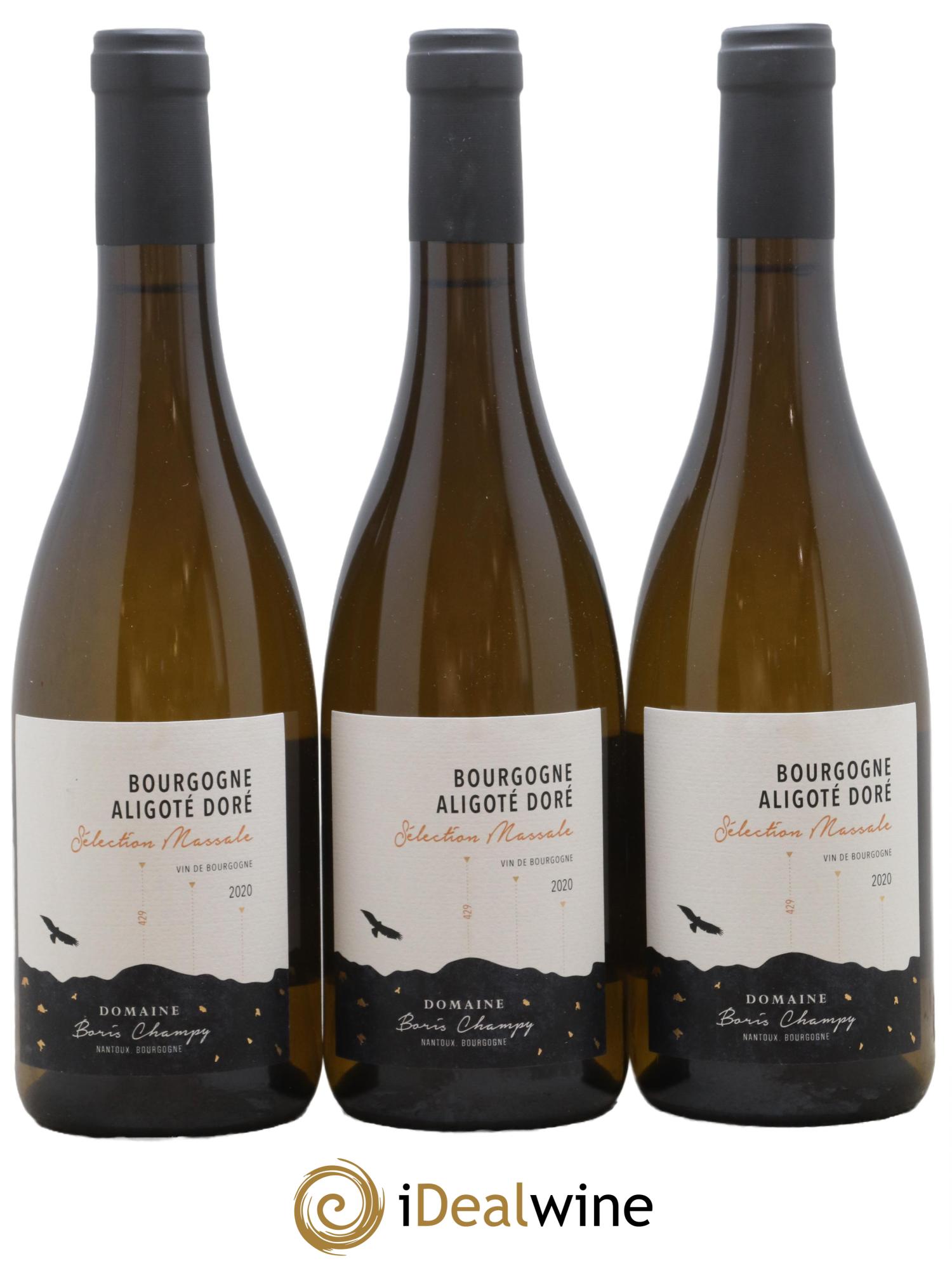 Bourgogne Aligoté Selection Massale Boris Champy 2020 - Lot de 3 bouteilles - 0