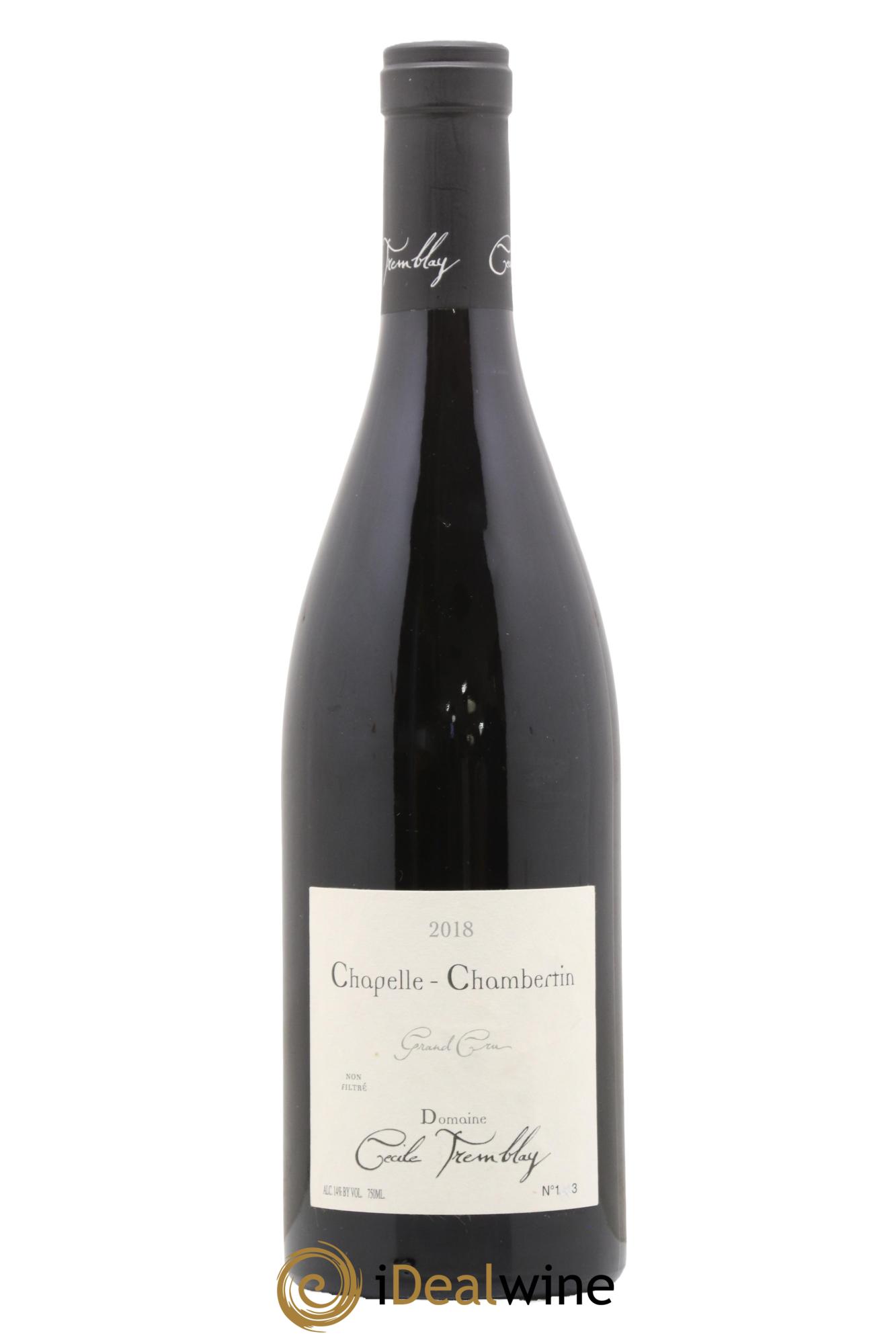 Chapelle-Chambertin Grand Cru Cécile Tremblay 2018 - Lotto di 1 bottiglia - 0