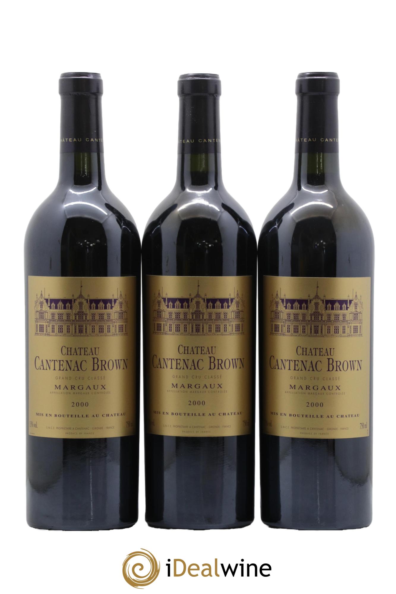 Château Cantenac Brown 3ème Grand Cru Classé 2000 - Lot of 6 bottles - 1