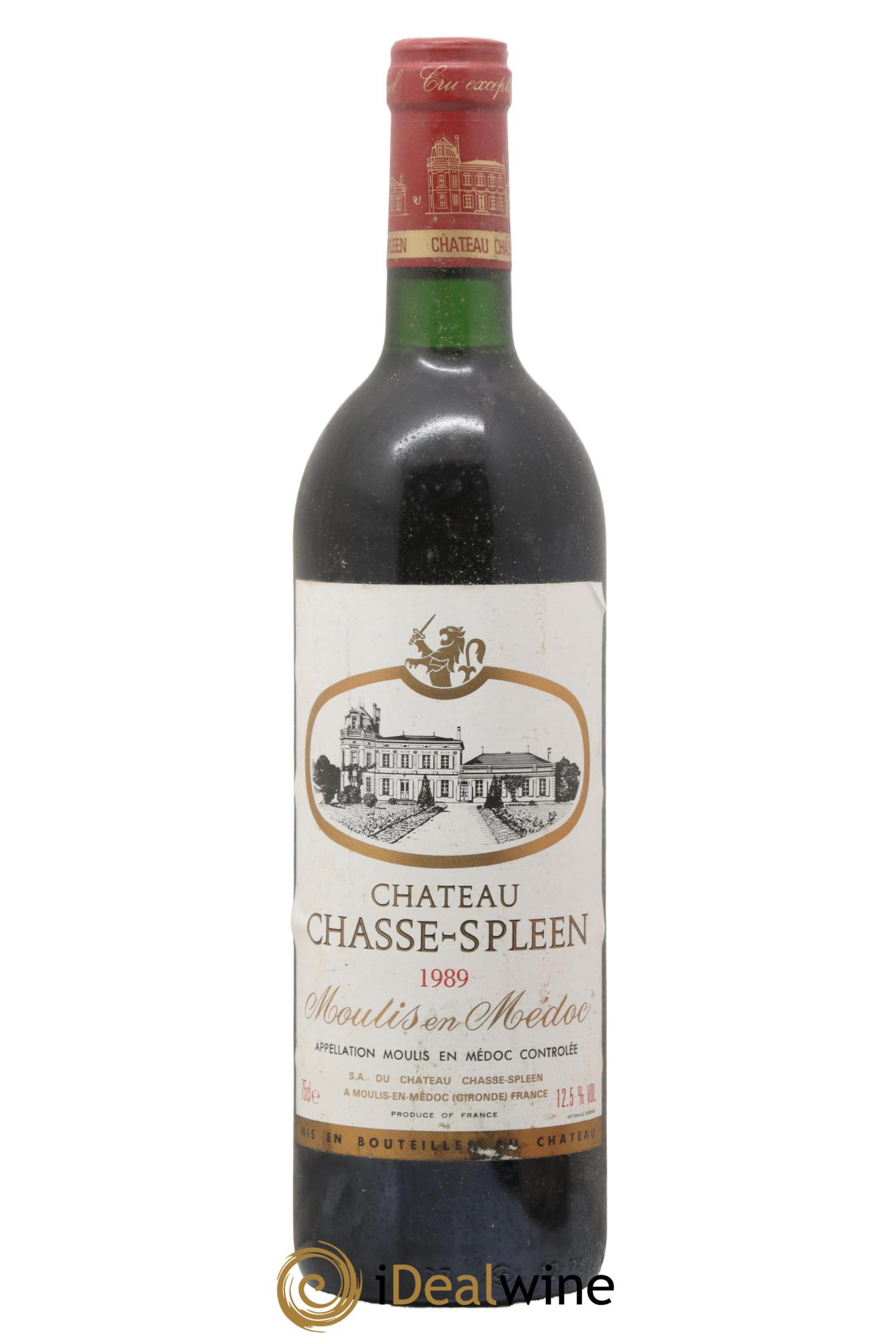Château Chasse Spleen 1989 - Lot of 1 bottle - 0