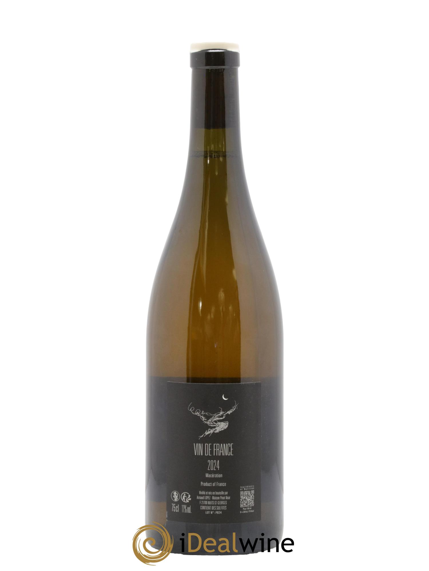 Vin de France Pinot Blanc Arnaud Lopez 2024 - Lot of 1 bottle - 1