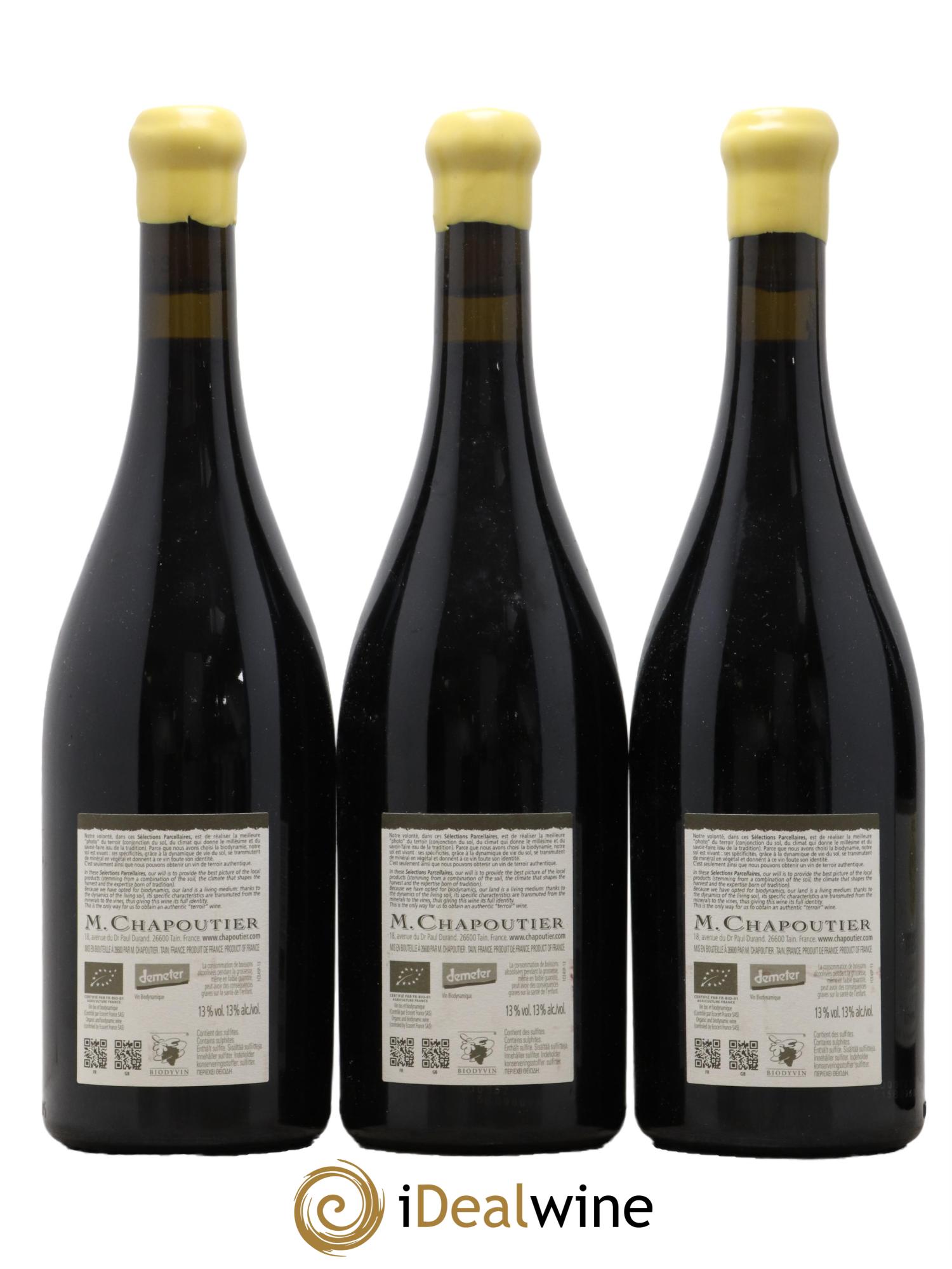 Hermitage Ermitage l'Ermite Chapoutier 2013 - Lot de 3 bouteilles - 1