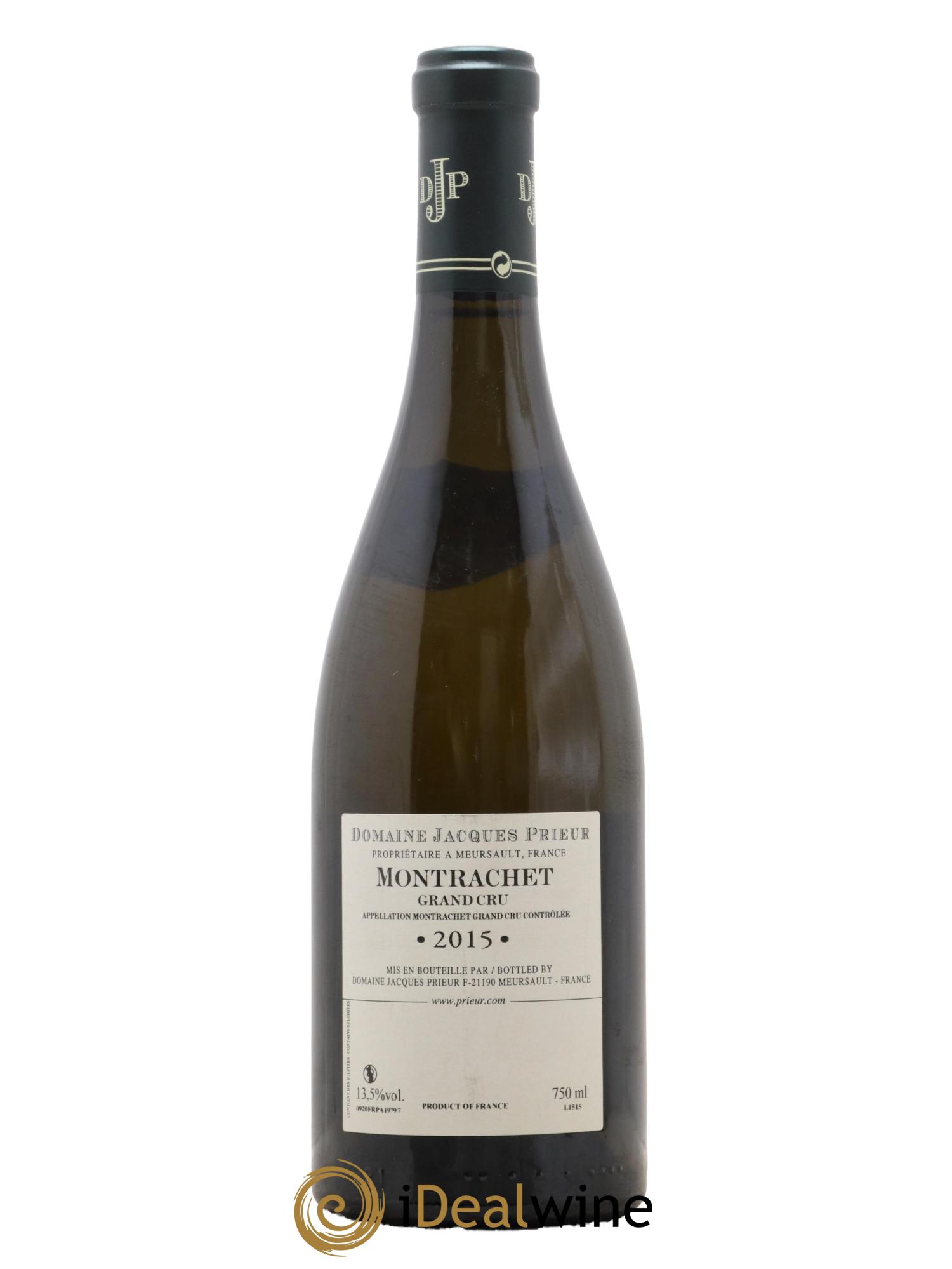 Montrachet Grand Cru Jacques Prieur (Domaine) 2015 - Lot de 1 bouteille - 1