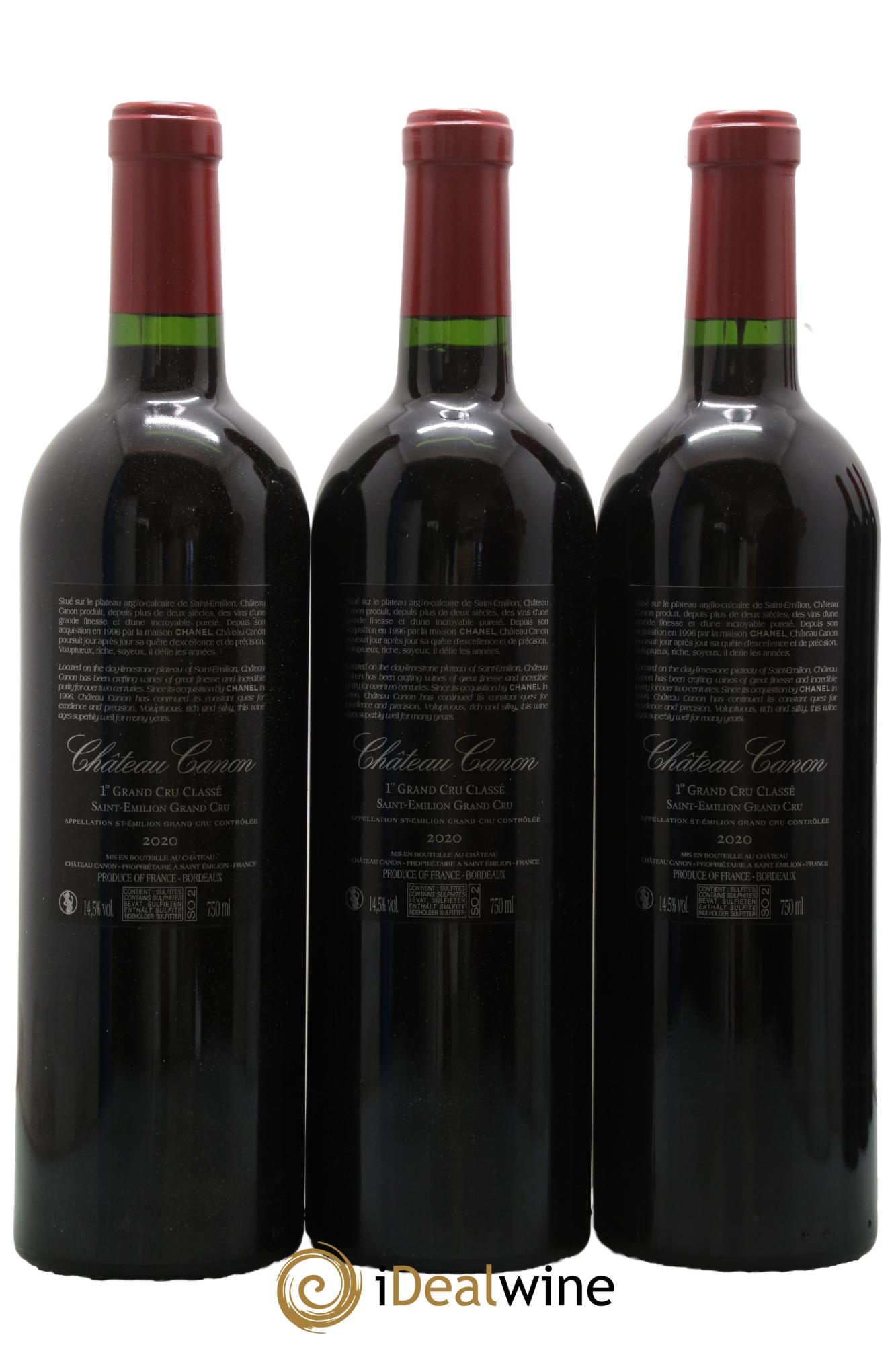 Château Canon 1er Grand Cru Classé B 2020 - Lot of 6 bottles - 4