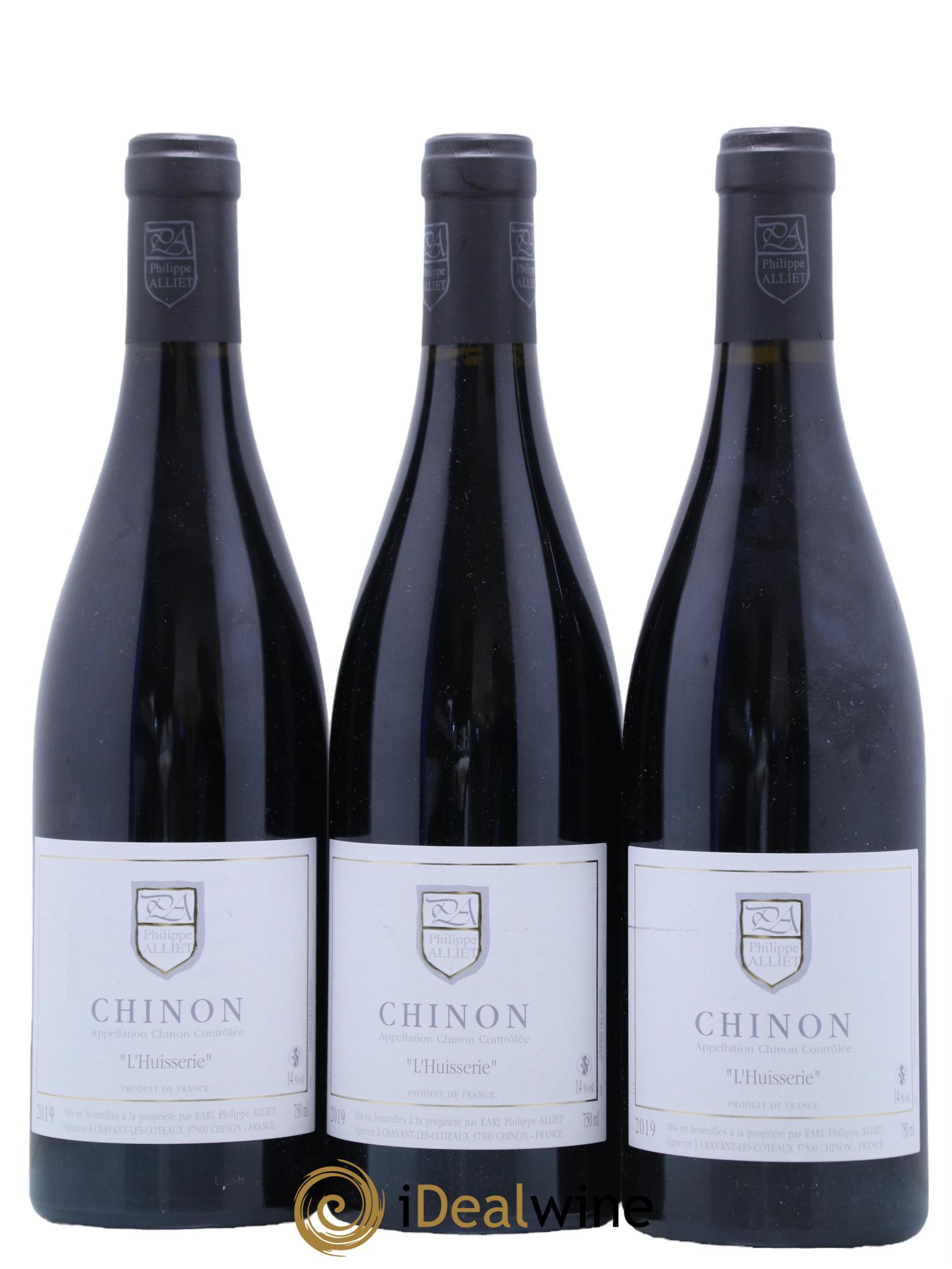 Chinon L'Huisserie Philippe Alliet 2019 - Lot de 3 bouteilles - 0