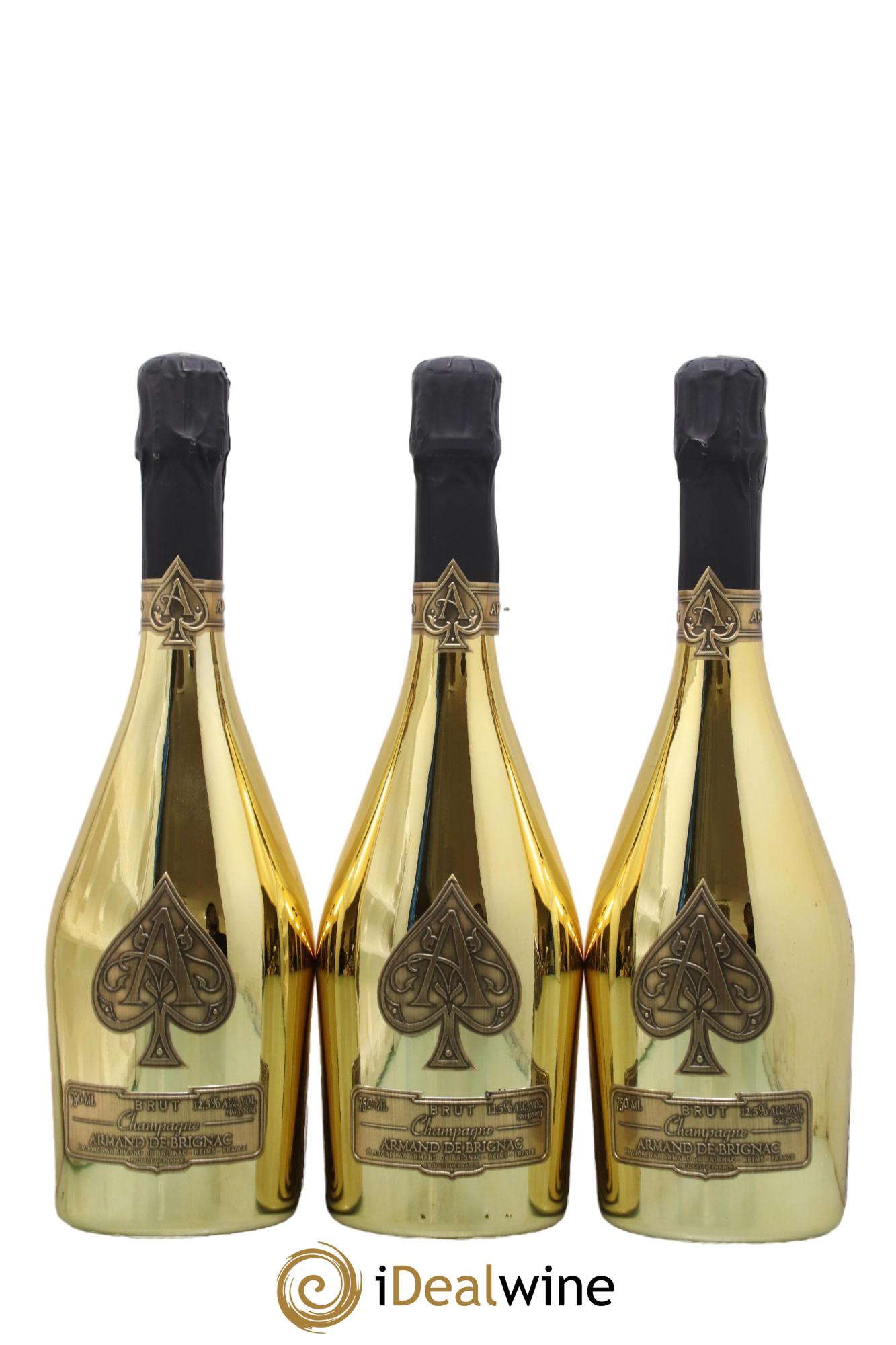 Gold Brut Armand de Brignac - Lot de 3 bouteilles - 0