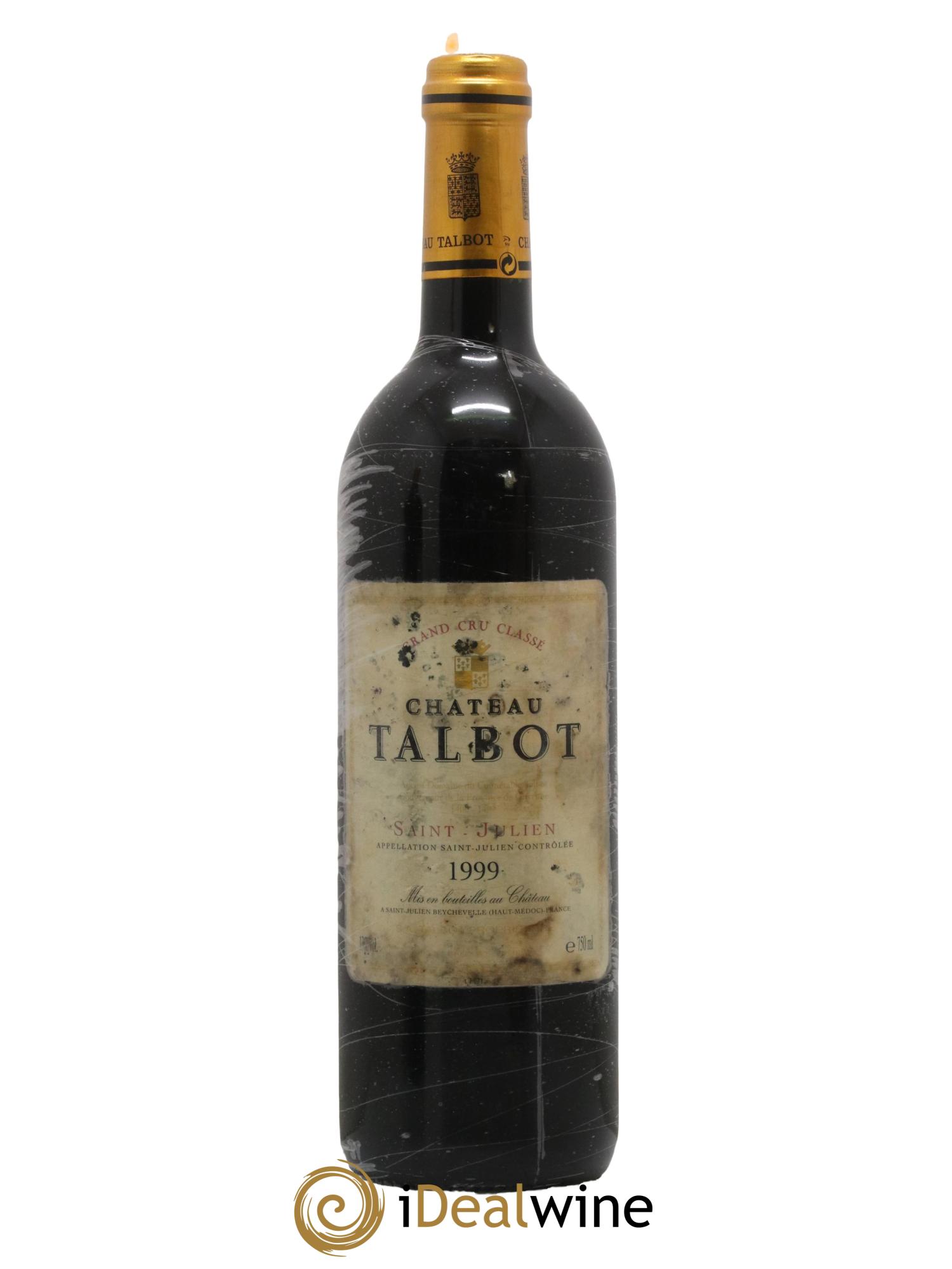 Château Talbot 4ème Grand Cru Classé 1999 - Lot de 1 bouteille - 0