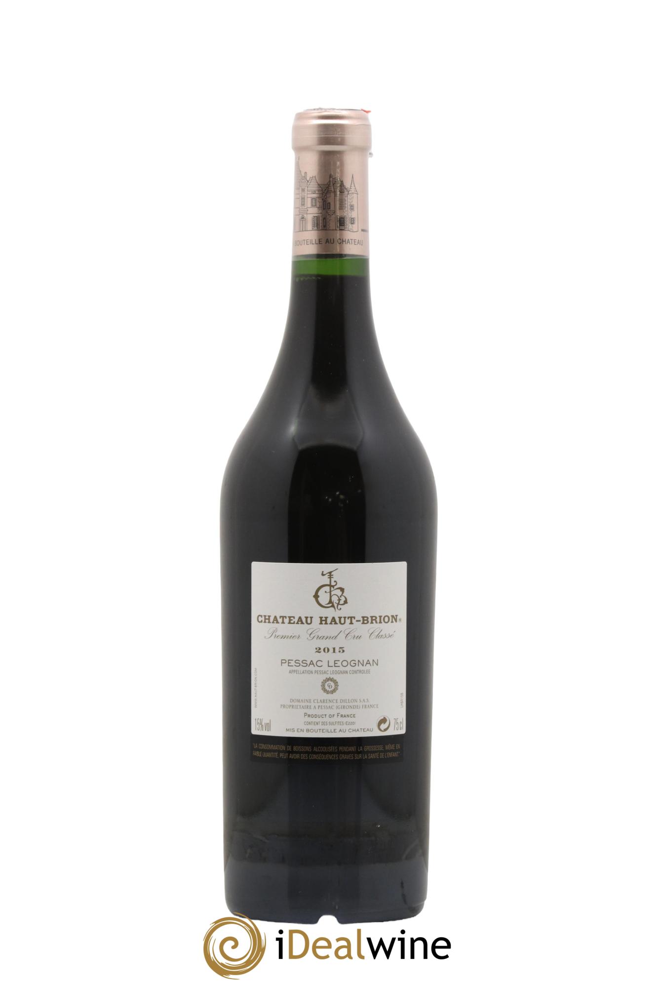 Château Haut Brion 1er Grand Cru Classé 2015 - Lot of 1 bottle - 2