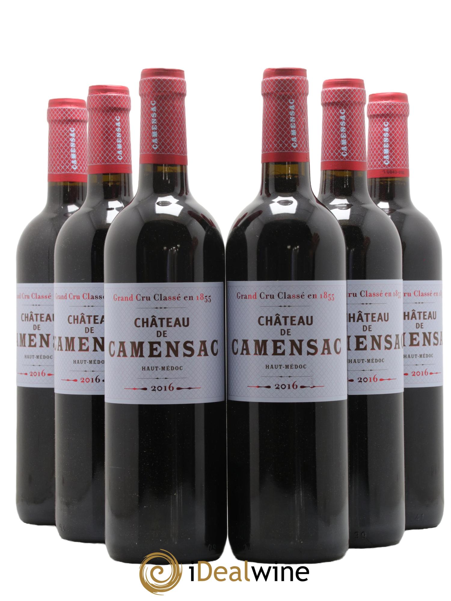 Château Camensac 5ème Grand Cru Classé 2016 - Lot de 6 bouteilles - 0