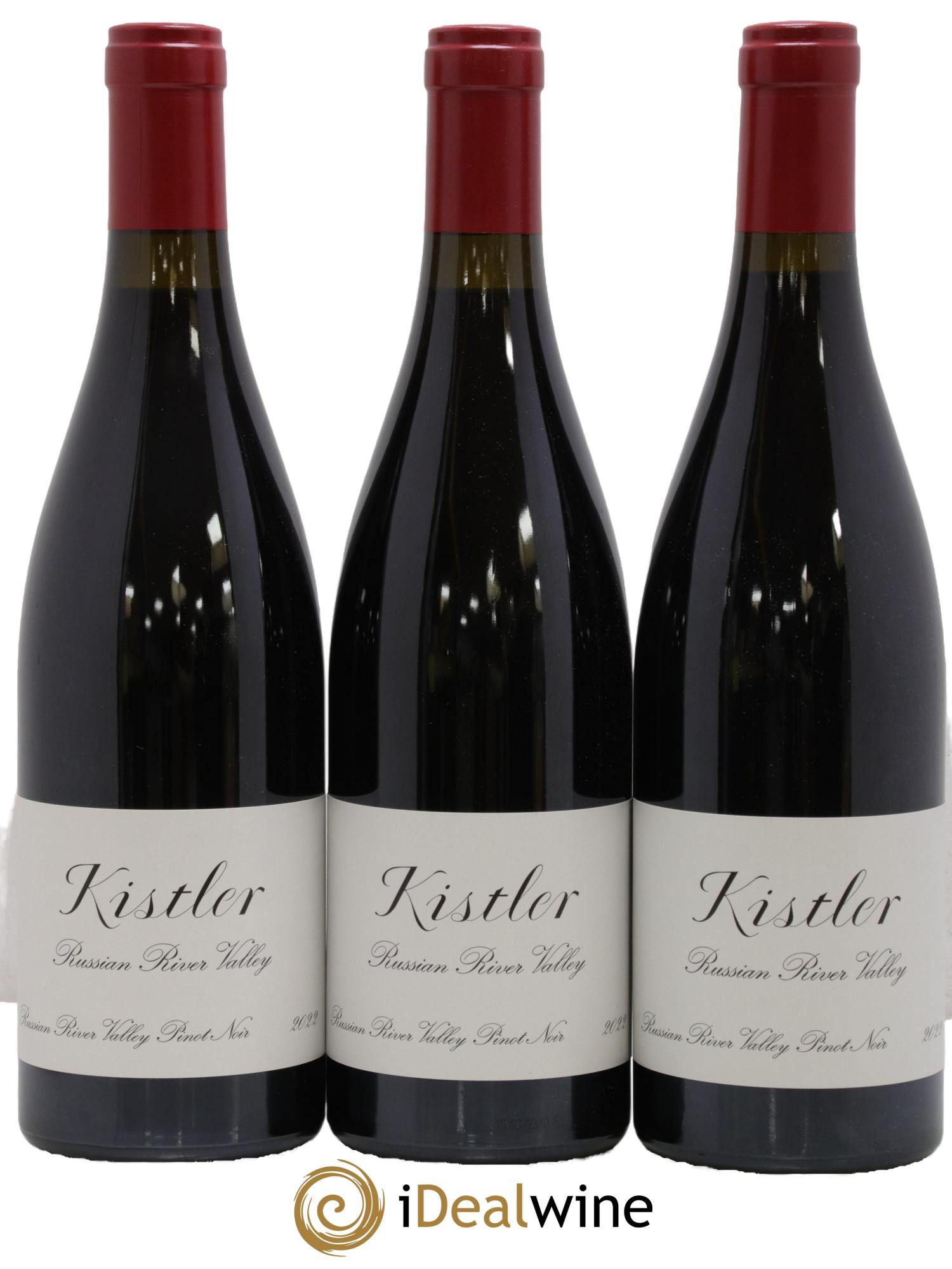Russian River Pinot Noir Kistler 2022 - Lot de 3 bouteilles - 0