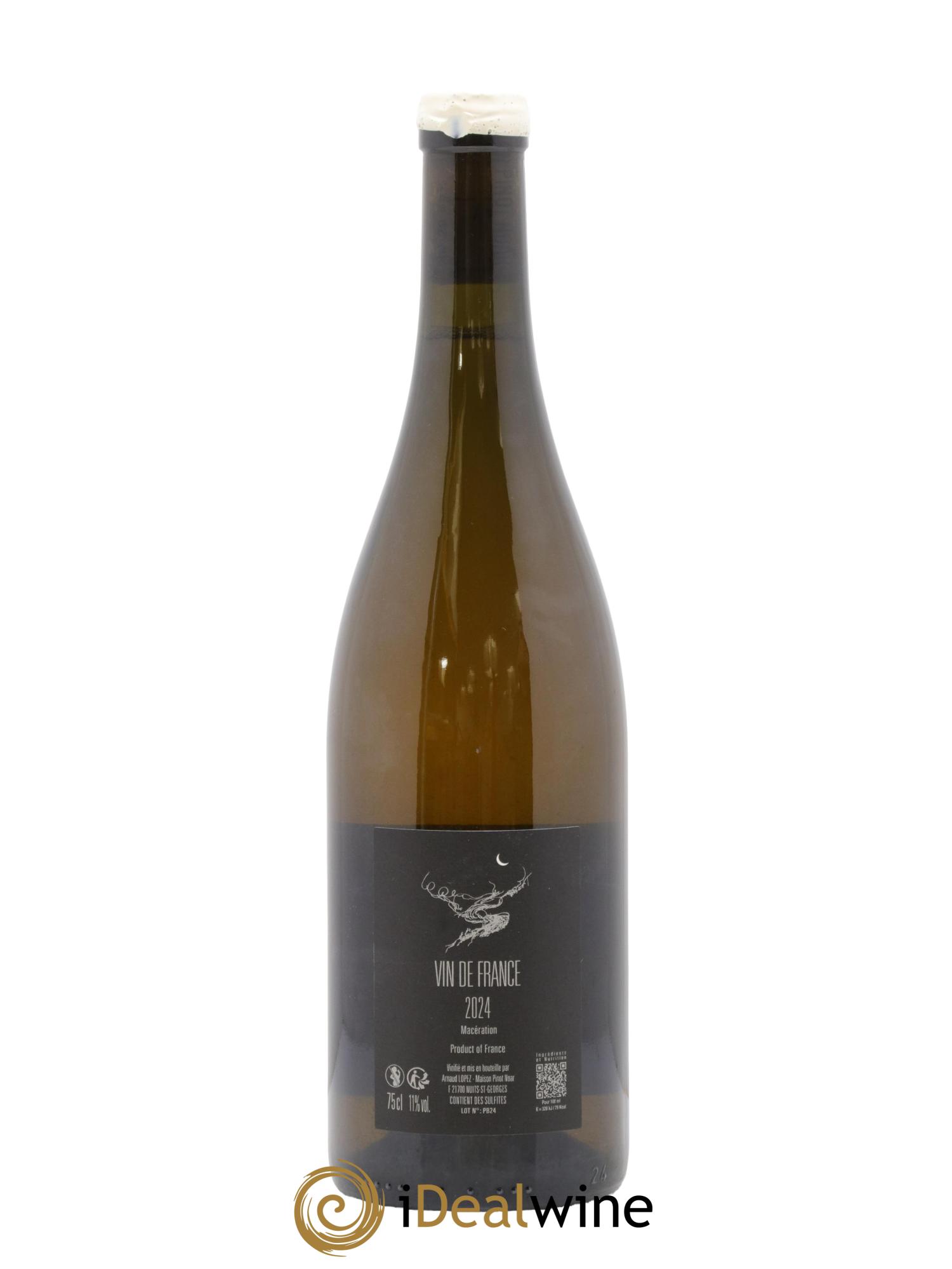 Vin de France Pinot Blanc Arnaud Lopez 2024 - Lot of 1 bottle - 1