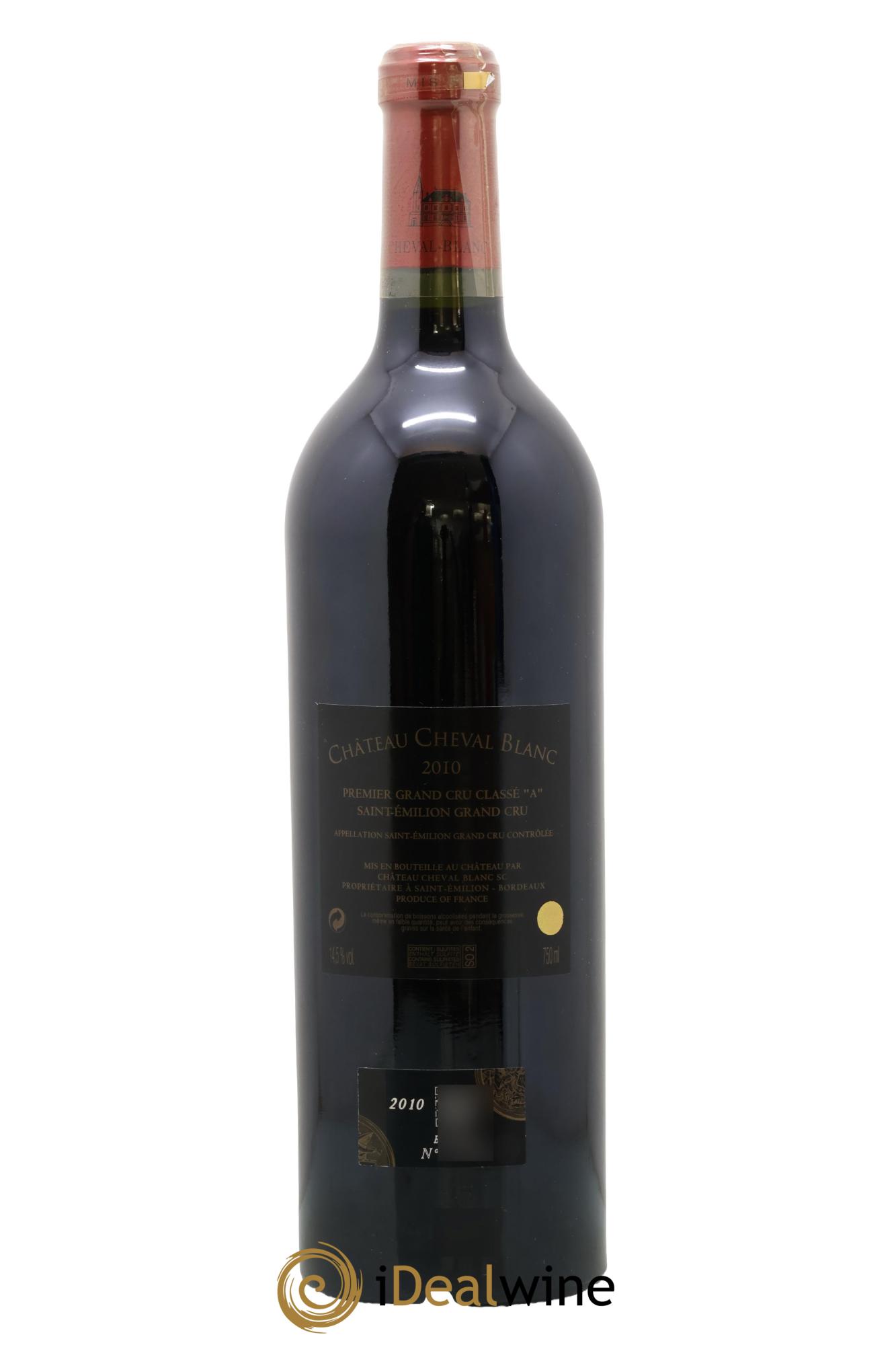 Château Cheval Blanc 1er Grand Cru Classé A 2010 - Lot of 1 bottle - 1