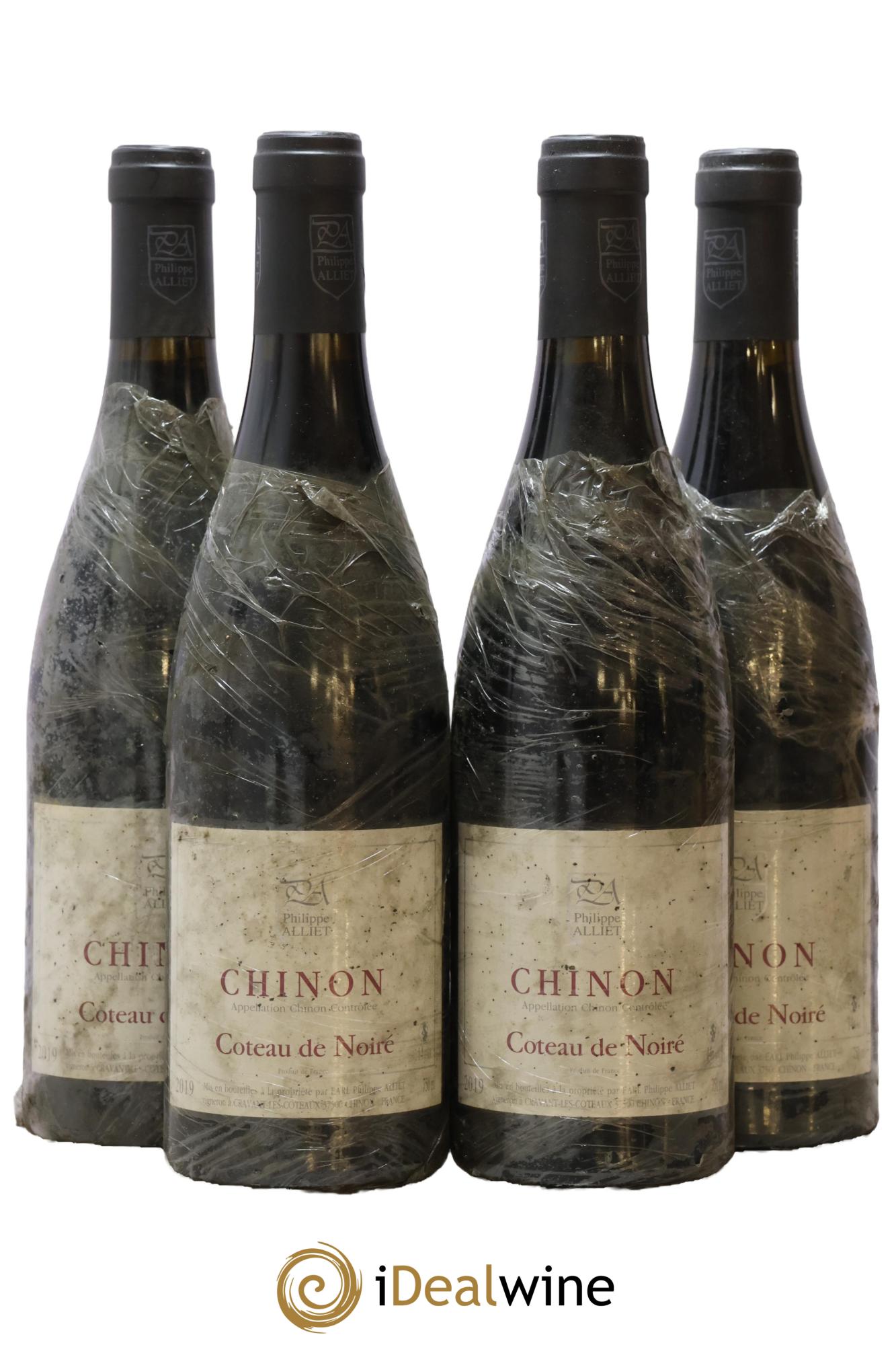 Chinon Coteau de Noiré Philippe Alliet 2019 - Lot de 4 bouteilles - 0