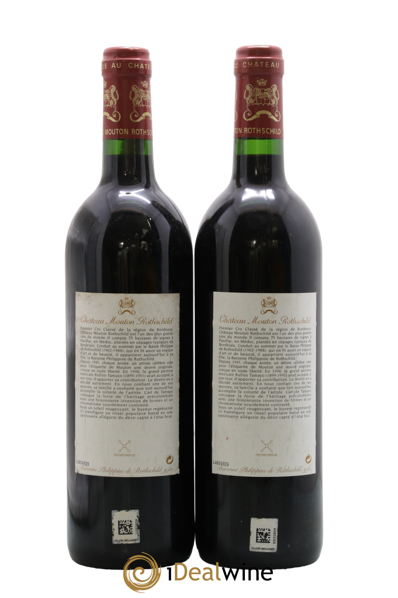 Château Mouton Rothschild 1er Grand Cru Classé 1998 - Lot of 2 bottles - 1
