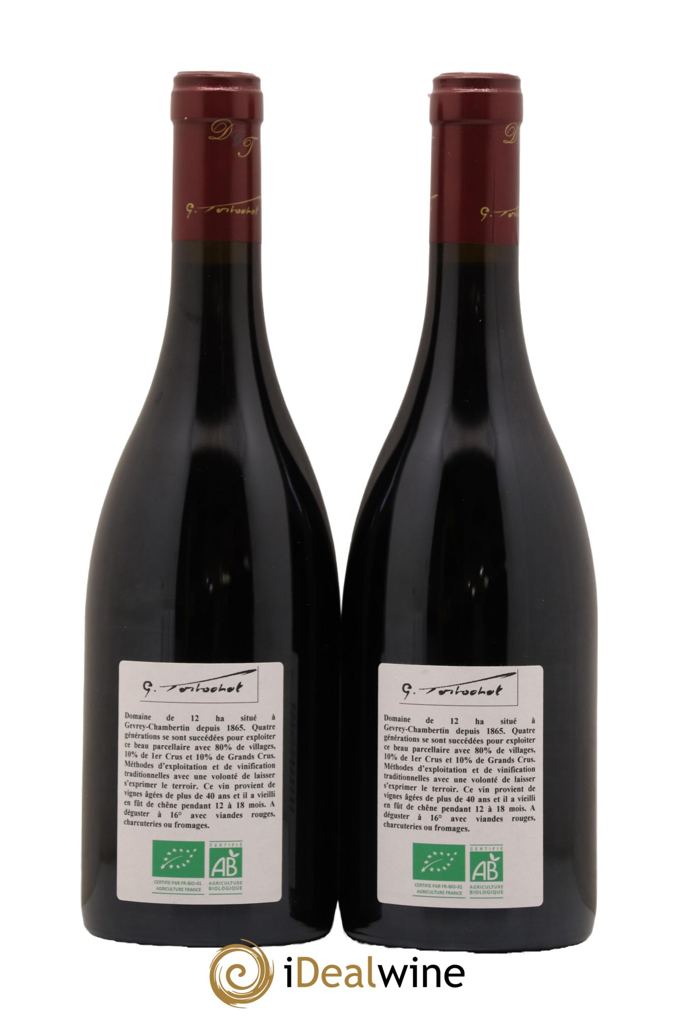 Clos de Vougeot Grand Cru Tortochot (Domaine) 2020 - Lot de 2 bouteilles - 1