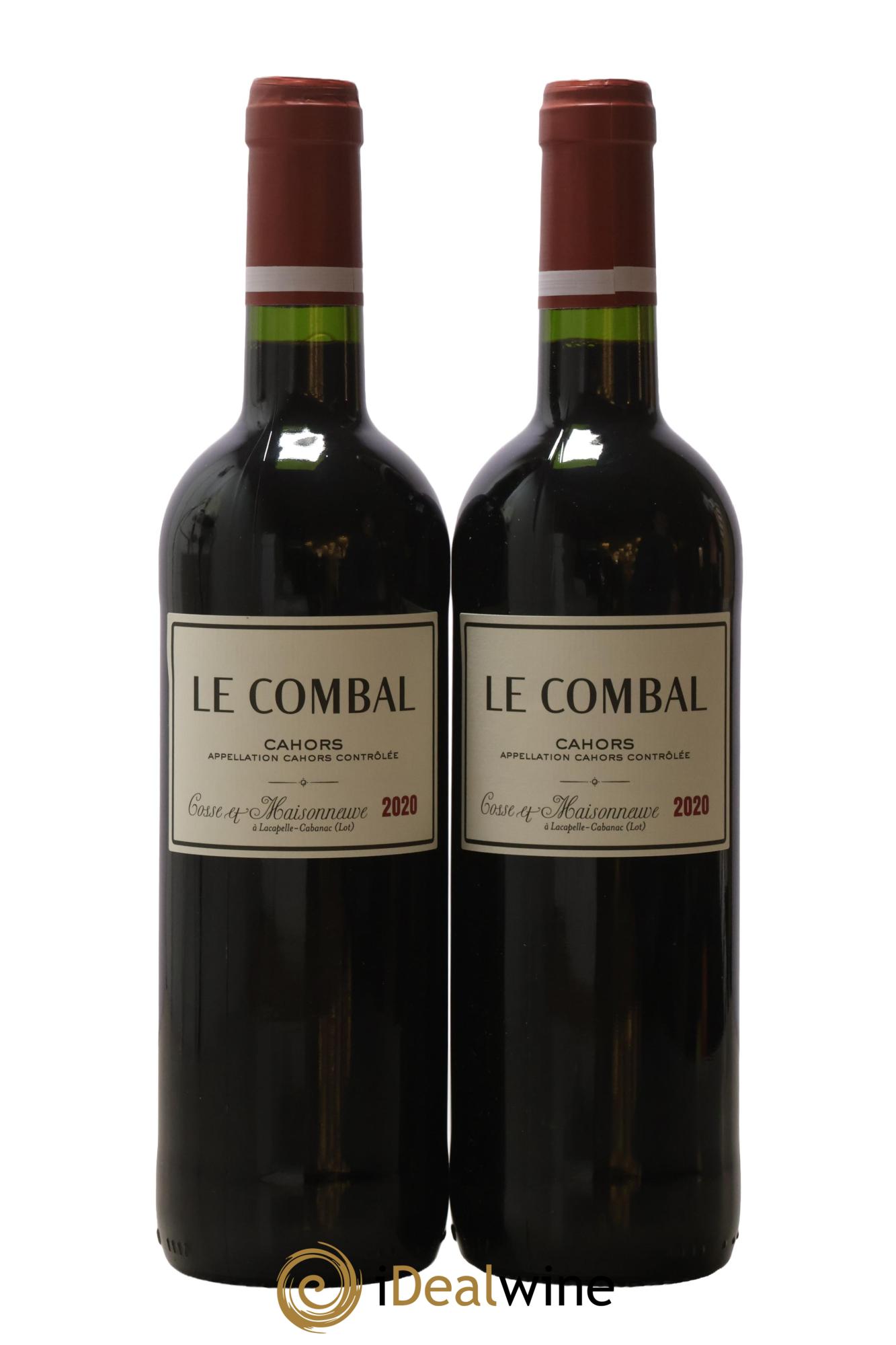 Cahors Le Combal Cosse-Maisonneuve (Domaine) 2020 - Lot de 2 bouteilles - 0