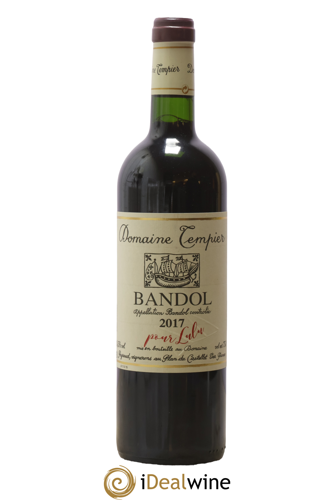 Bandol Domaine Tempier Lulu et Lucien Famille Peyraud 2017 - Lot de 1 bouteille - 0