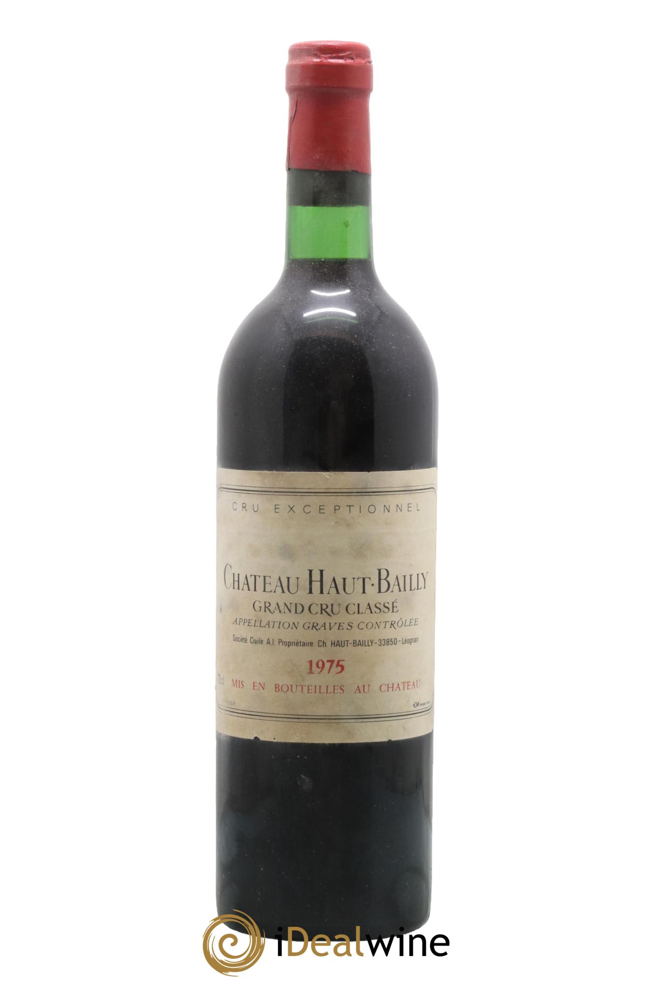 Château Haut-Bailly Cru Classé de Graves 1975 - Lot de 1 bouteille - 0