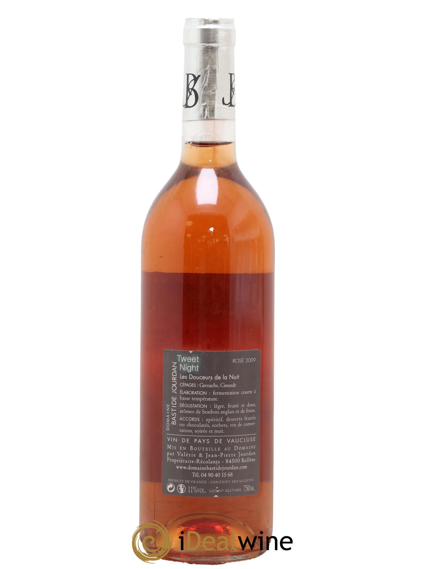Vin de France Tweet Night Bastide Jourdan 2009 - Lot de 1 bouteille - 1
