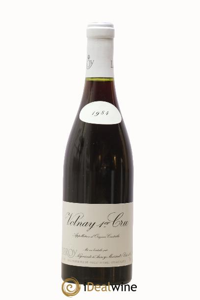 Volnay 1er Cru Leroy SA 1984 - Lot de 1 bouteille - 0