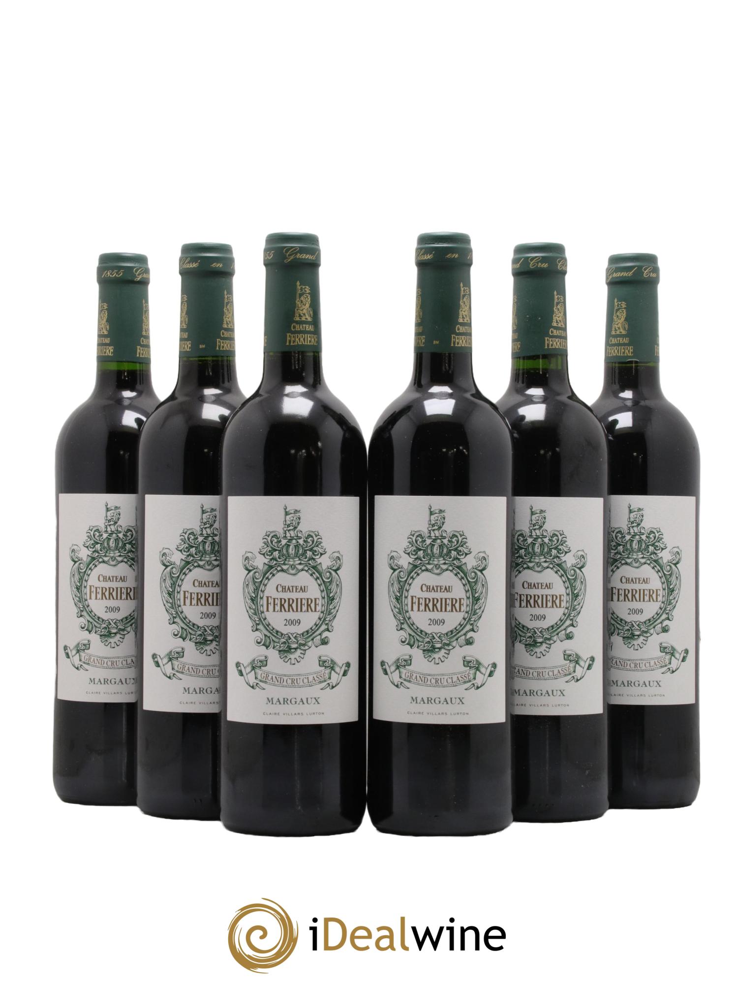 Château Ferrière 3ème Grand Cru Classé 2009 - Lot de 6 bouteilles - 0