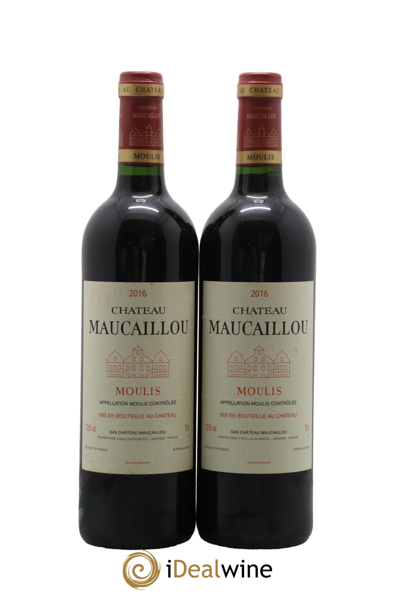 Château Maucaillou 2016 - Posten von 2 Flaschen - 0