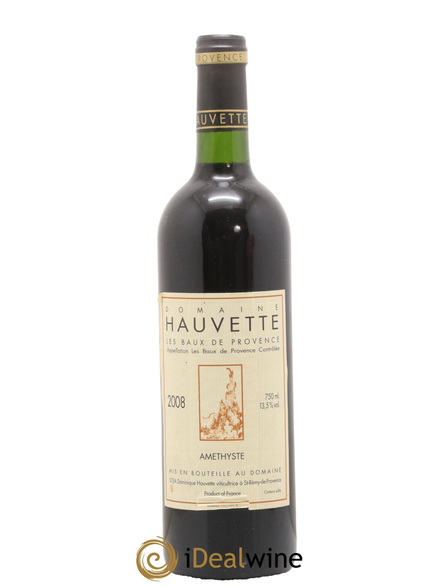 Baux de Provence Améthyste Hauvette 2008 - Lot de 1 bouteille - 0