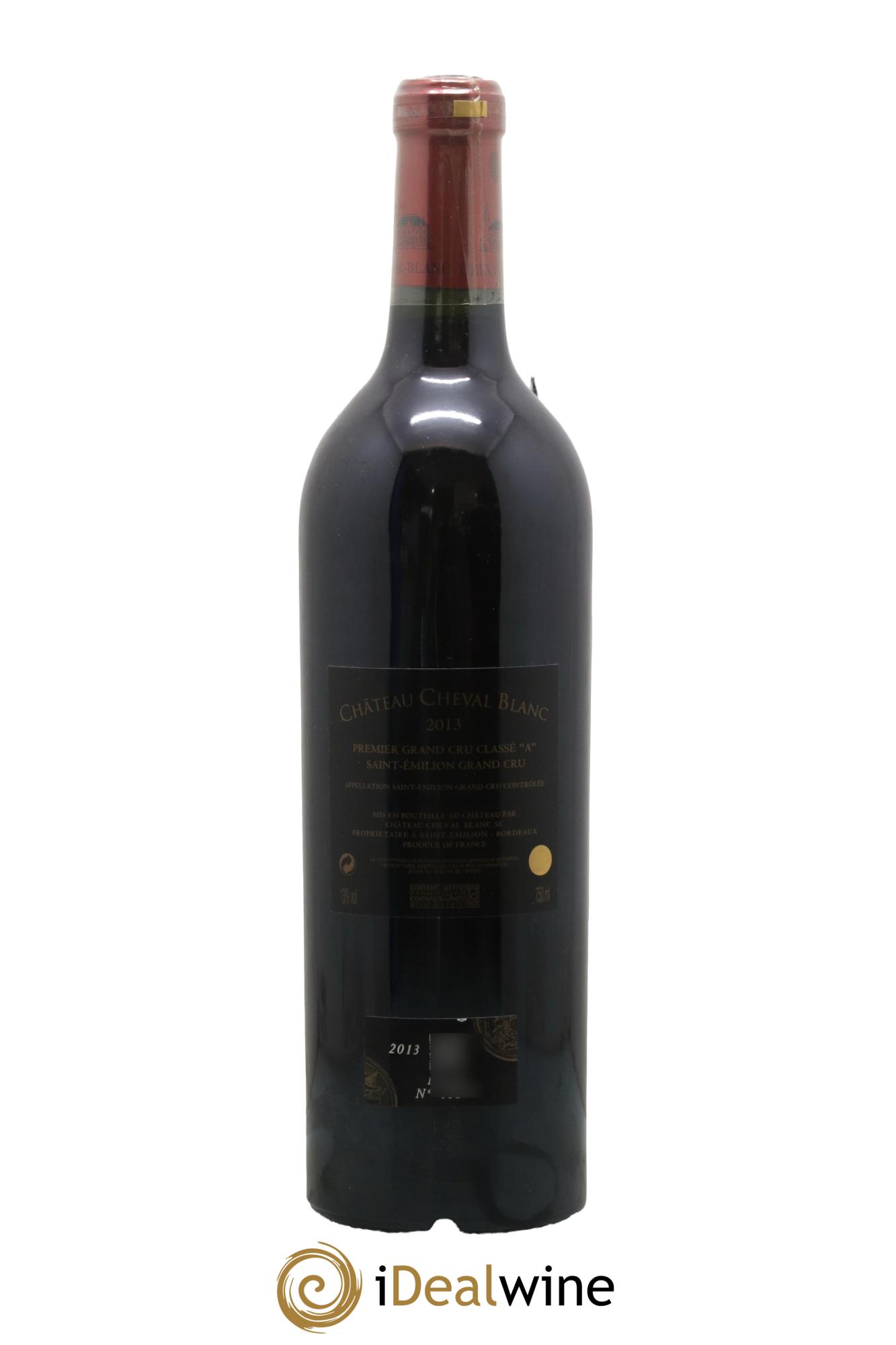 Château Cheval Blanc 1er Grand Cru Classé A 2013 - Lot de 1 bouteille - 1