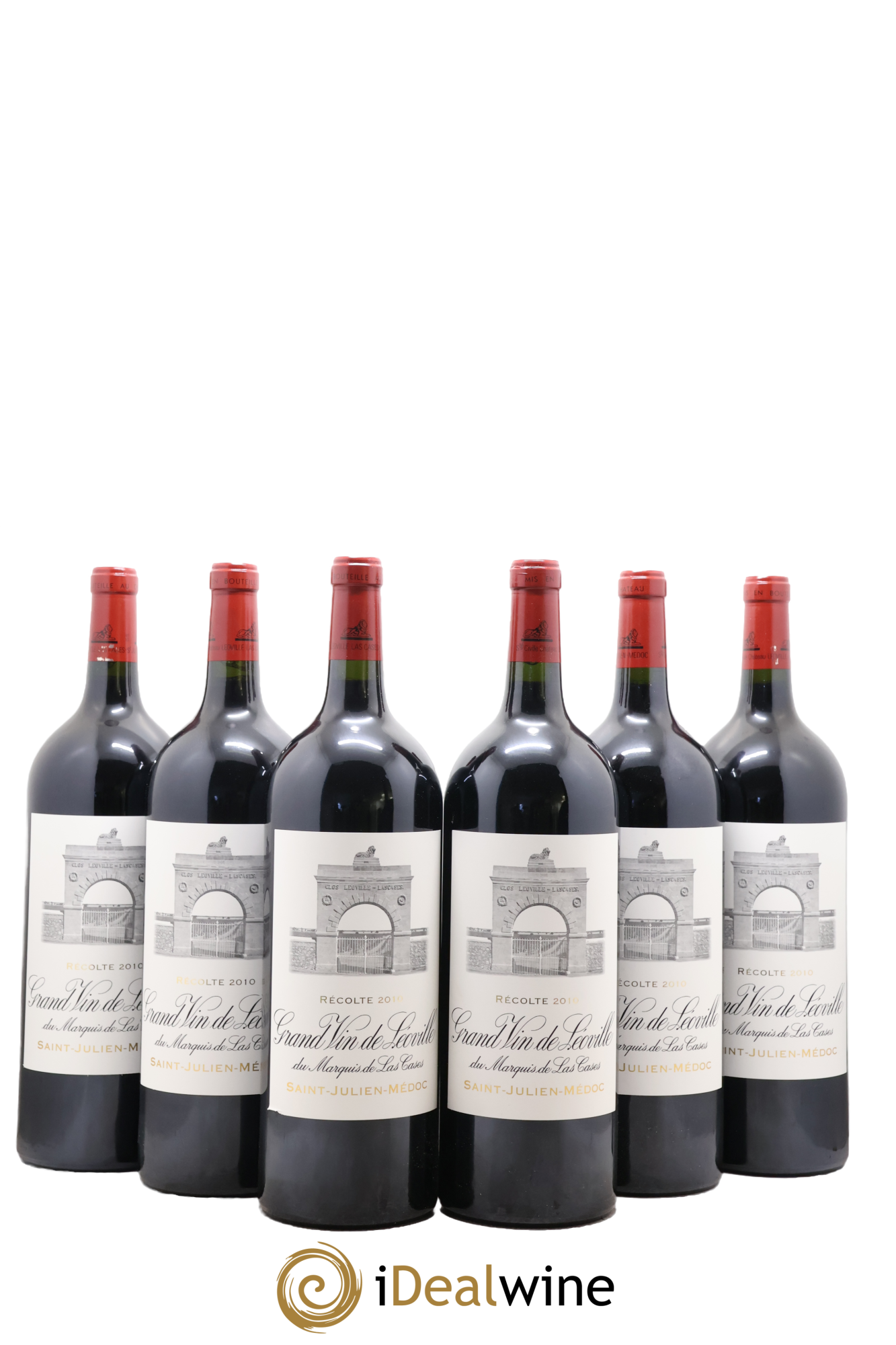 Château Léoville Las Cases 2ème Grand Cru Classé 2010 - Posten von 6 Magnum - 0