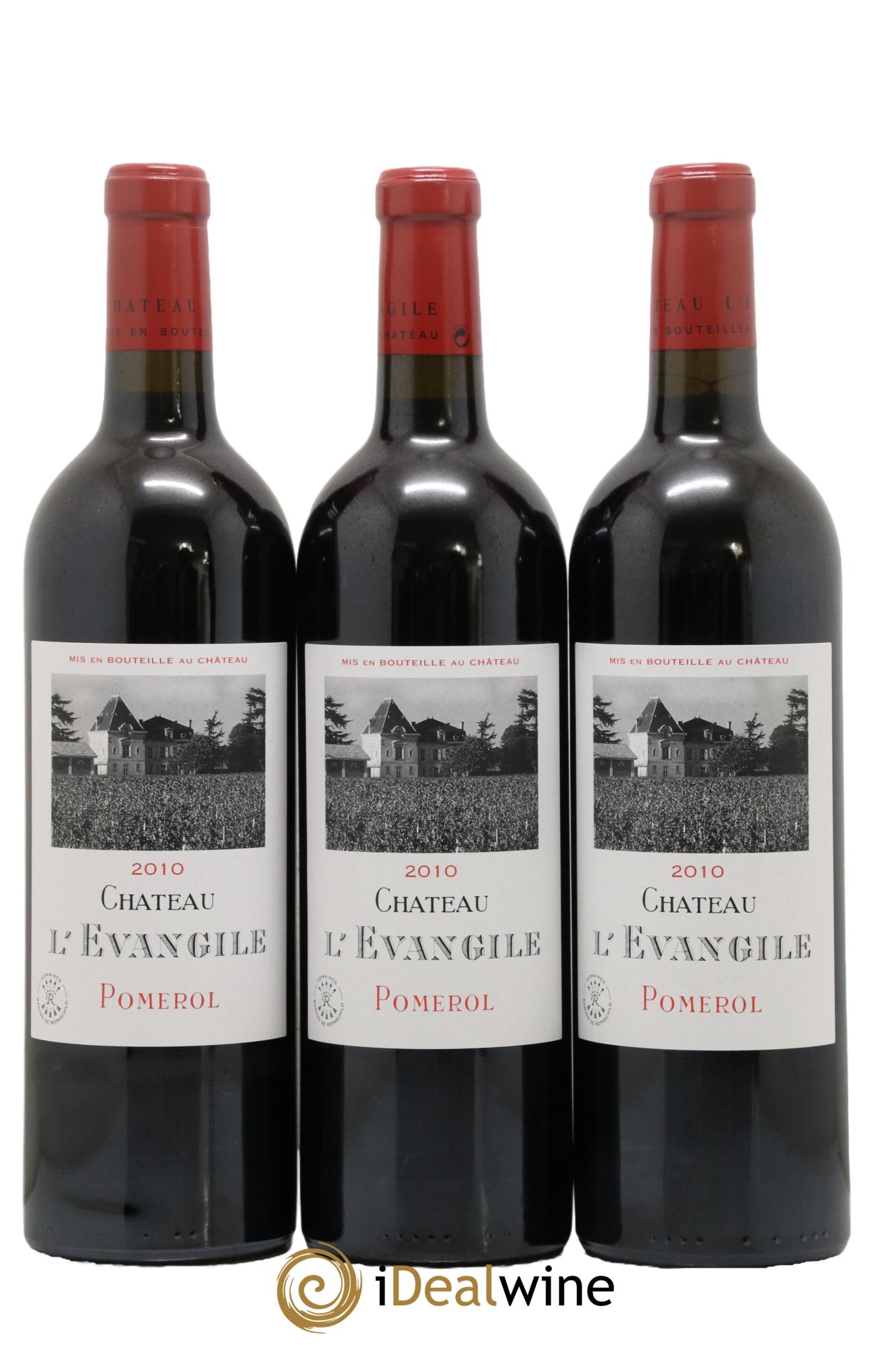 Château l' Évangile 2010 - Posten von 3 Flaschen - 0