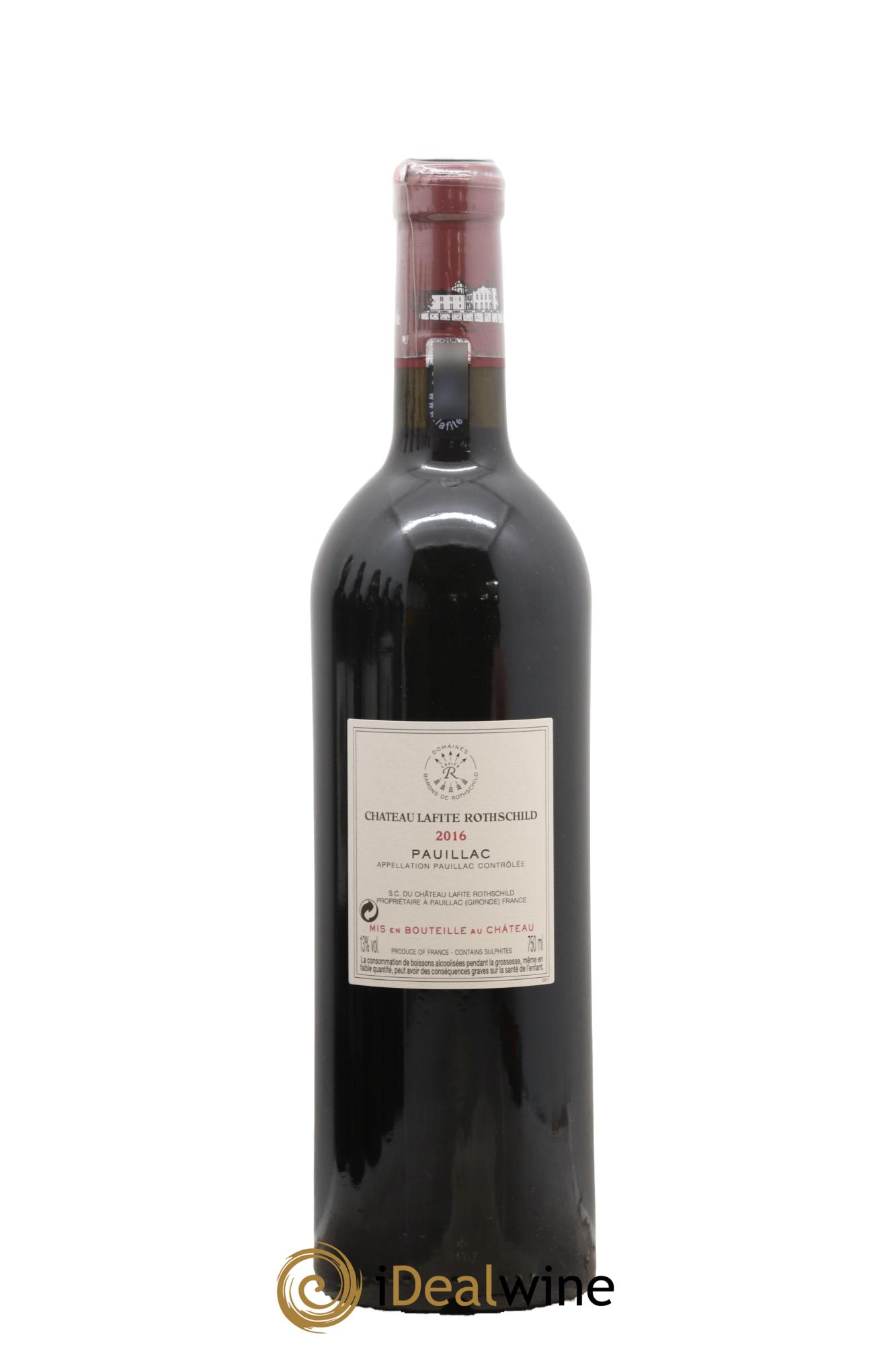 Château Lafite Rothschild 1er Grand Cru Classé 2016 - Lot of 1 bottle - 1