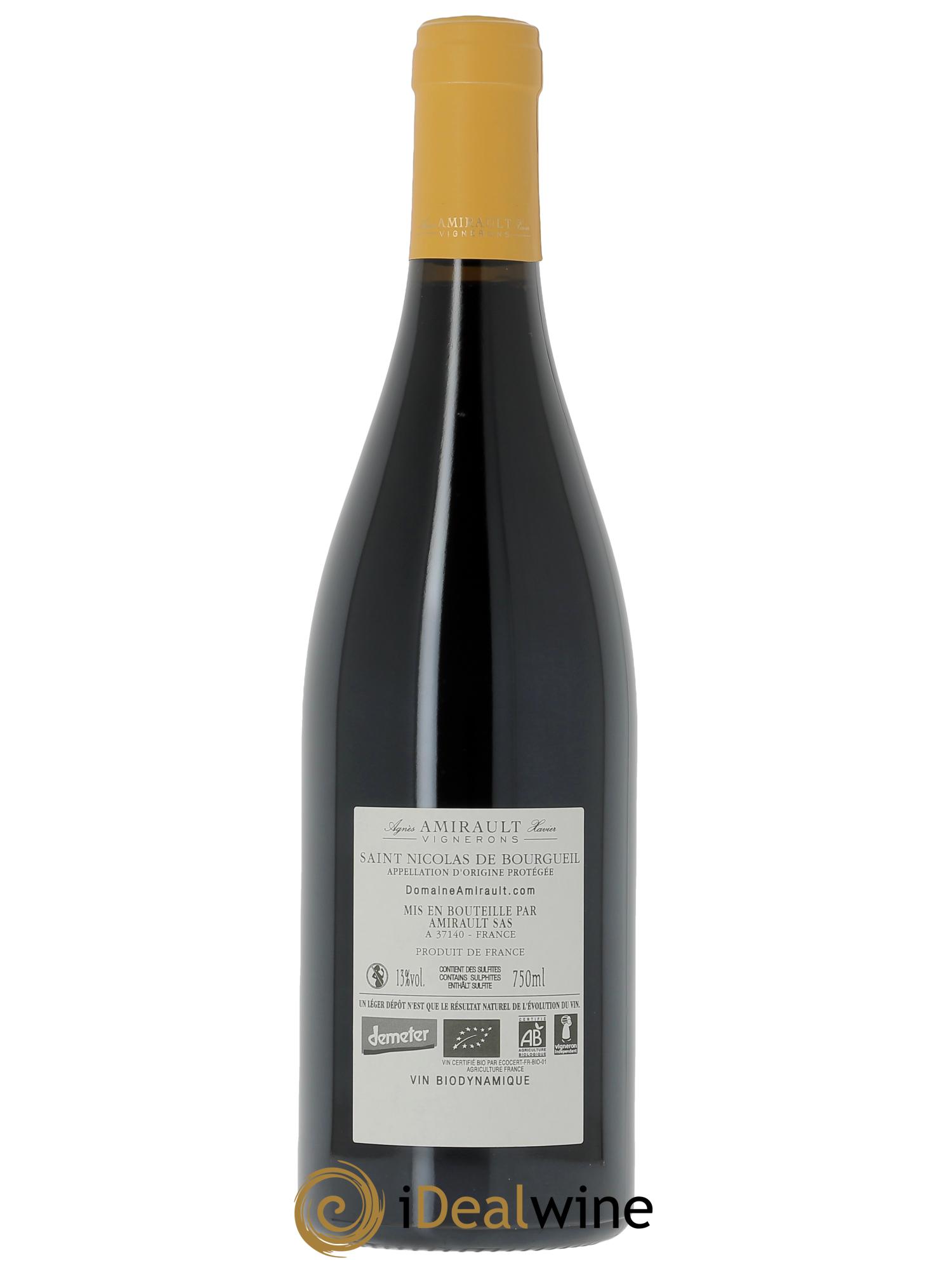 Saint-Nicolas de Bourgueil Les Gravilices Agnès et Xavier Amirault 2022 - Lot de 1 bouteille - 1