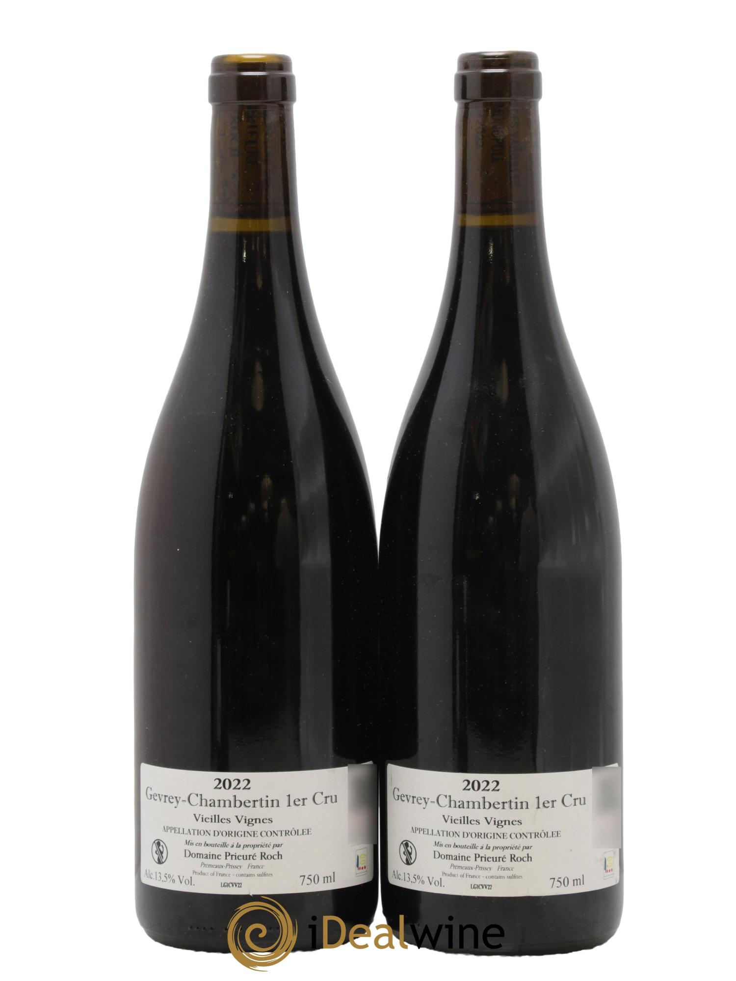 Gevrey-Chambertin 1er Cru Vieilles Vignes Prieuré Roch 2022 - Lot de 2 bouteilles - 1