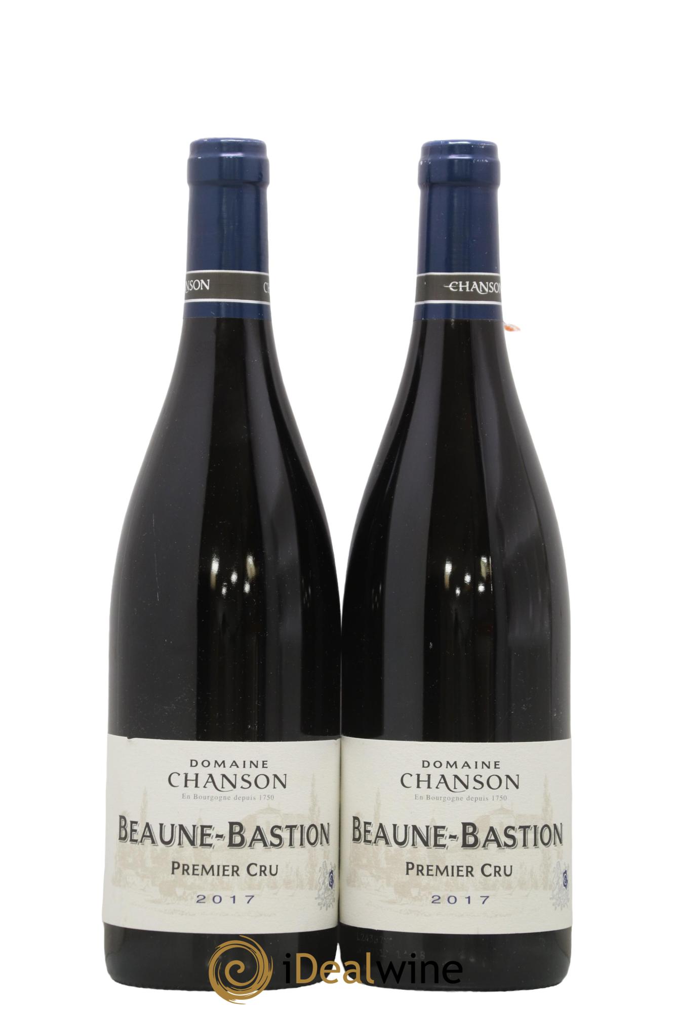 Beaune 1er Cru Bastion Domaine Chanson 2017 - Lot de 2 bouteilles - 0