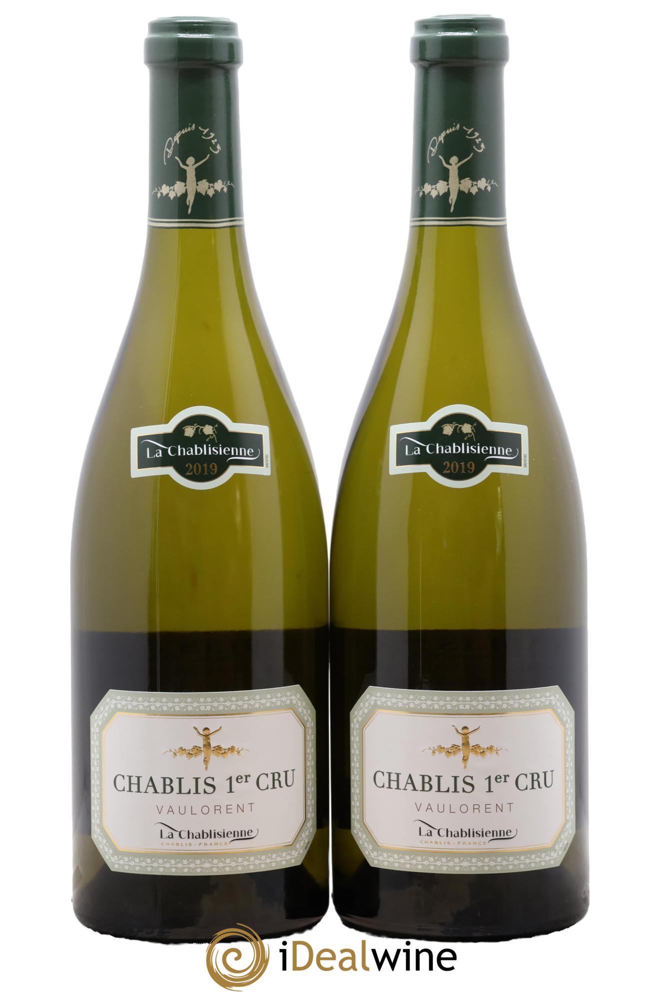 Chablis 1er Cru Vaulorent La Chablisienne 2019 - Posten von 2 Flaschen - 0