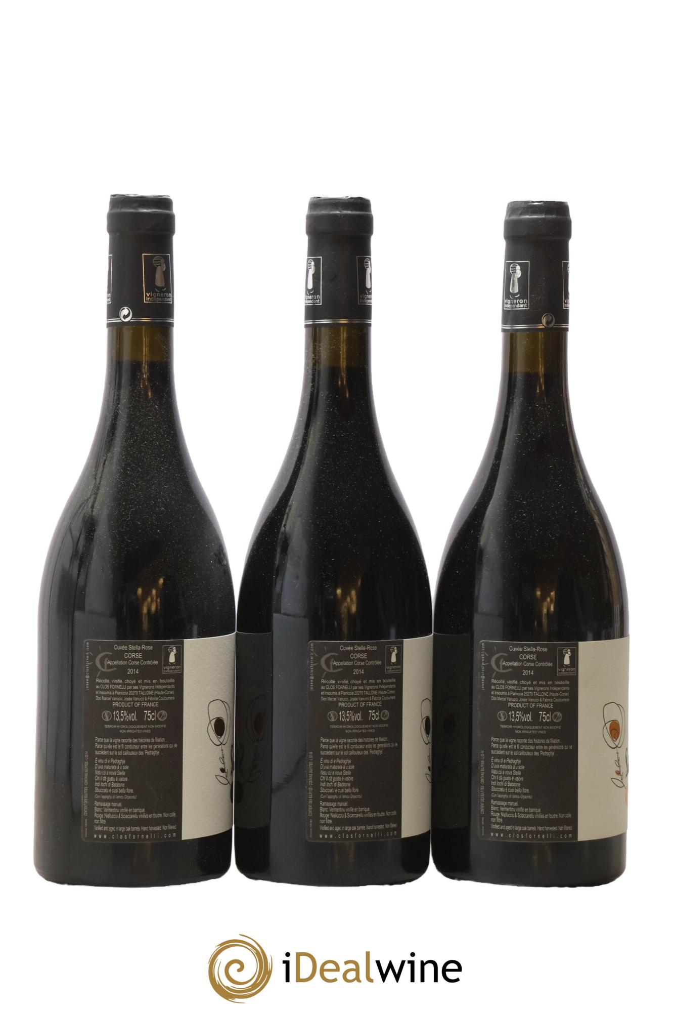 Vin de Corse Stella Rose Clos Fornelli 2014 - Lotto di 3 bottiglie - 1